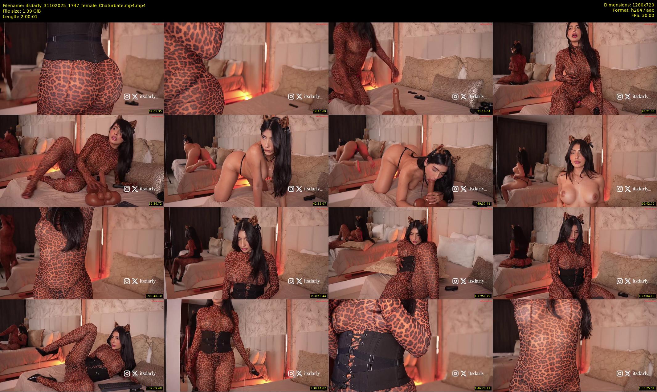 itsdarly — 121 minute Chaturbate female cam show recording, 720p, Oct 31, 2025