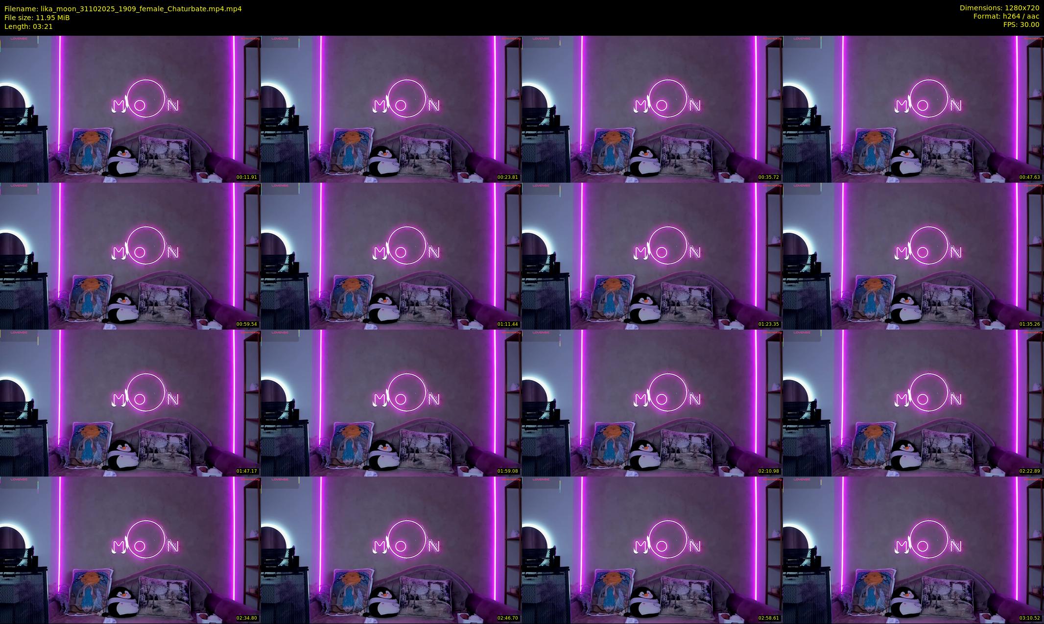 lika_moon — 4 minute Chaturbate female cam show recording, 720p, Oct 31, 2025