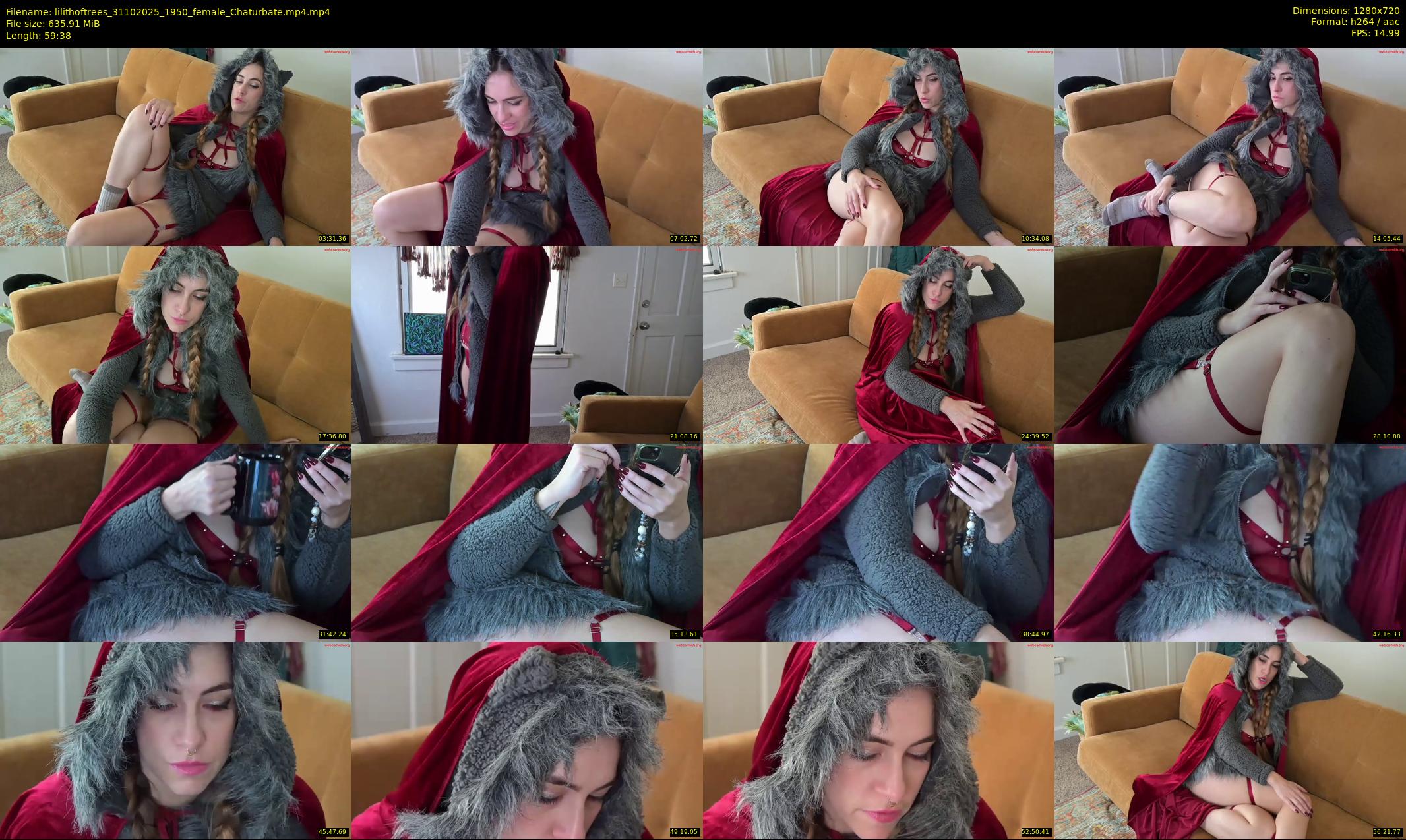 lilithoftrees — 60 minute Chaturbate female cam show recording, 720p, Oct 31, 2025