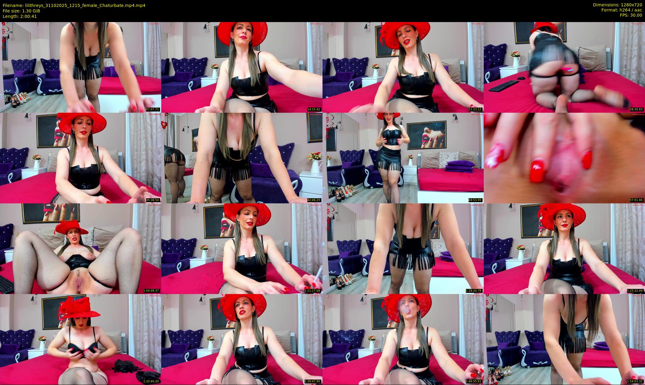 lilithreys — 121 minute Chaturbate female cam show recording, 720p, Oct 31, 2025