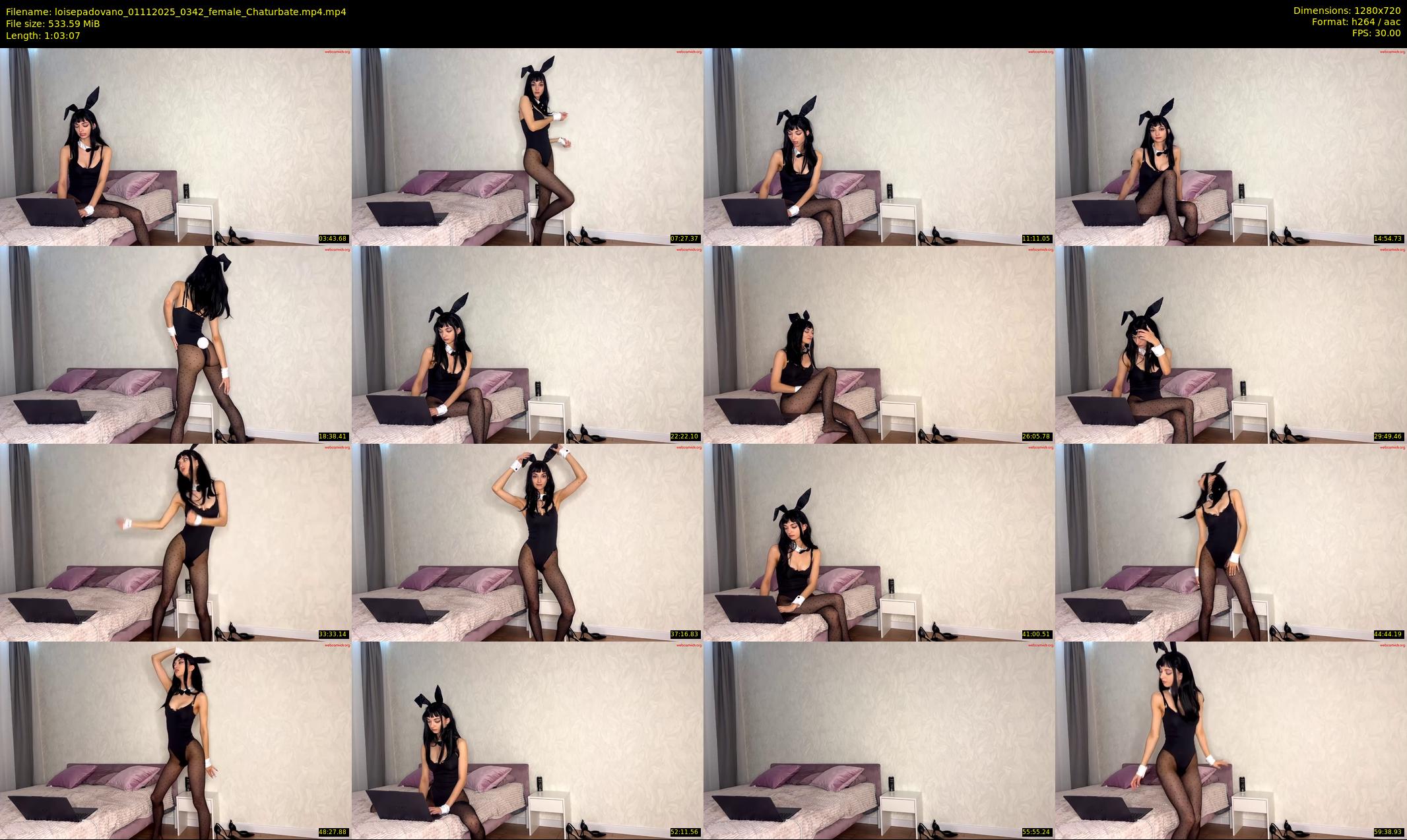 loisepadovano — 64 minute Chaturbate female cam show recording, 720p, Nov 1, 2025