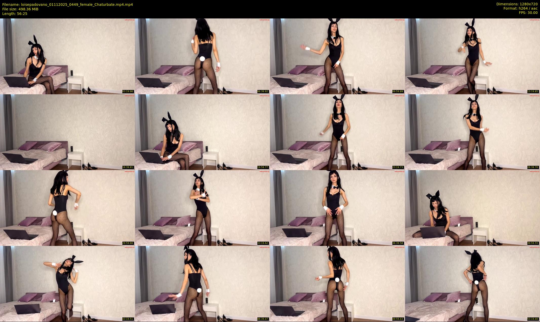 loisepadovano — 57 minute Chaturbate female cam show recording, 720p, Nov 1, 2025