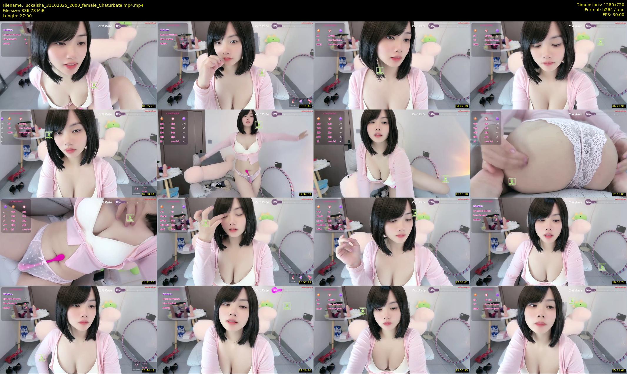 luckaisha — 27 minute Chaturbate female cam show recording, 720p, Oct 31, 2025