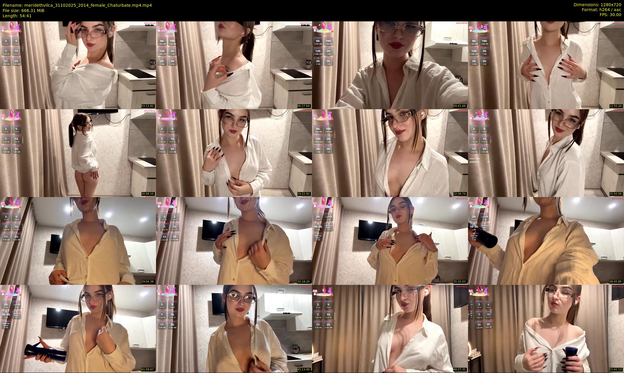 meridethvilca — 55 minute Chaturbate female cam show recording, 720p, Oct 31, 2025