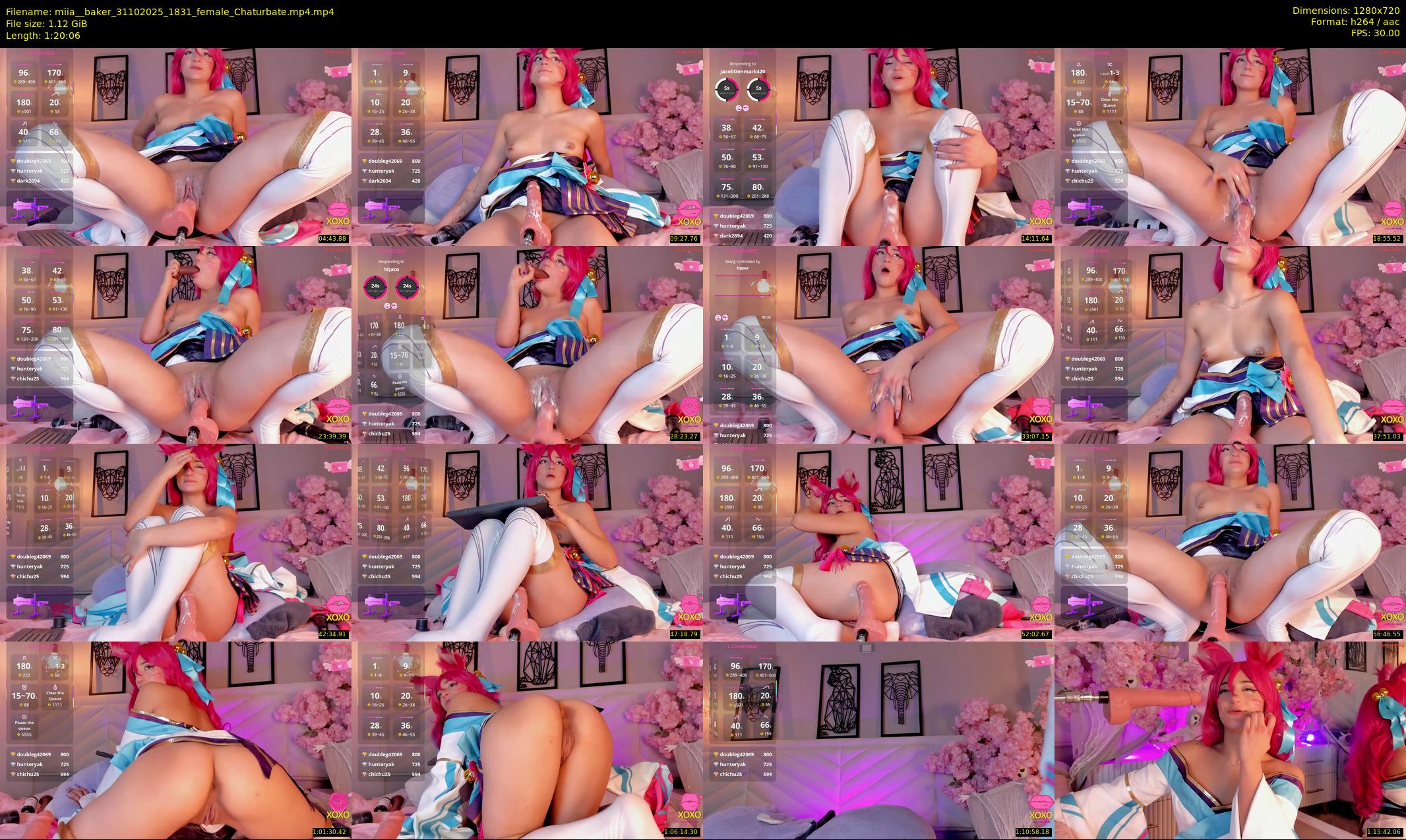 miia__baker — 81 minute Chaturbate female cam show recording, 720p, Oct 31, 2025