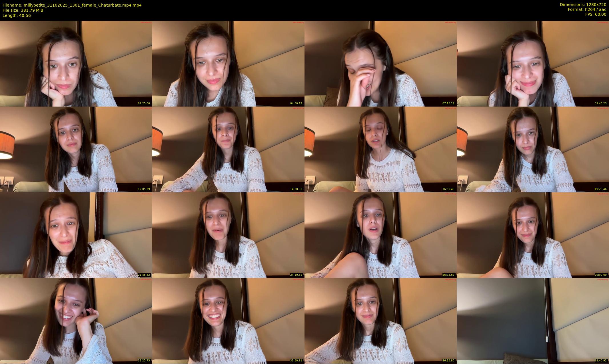 millypetite — 41 minute Chaturbate female cam show recording, 720p, Oct 31, 2025