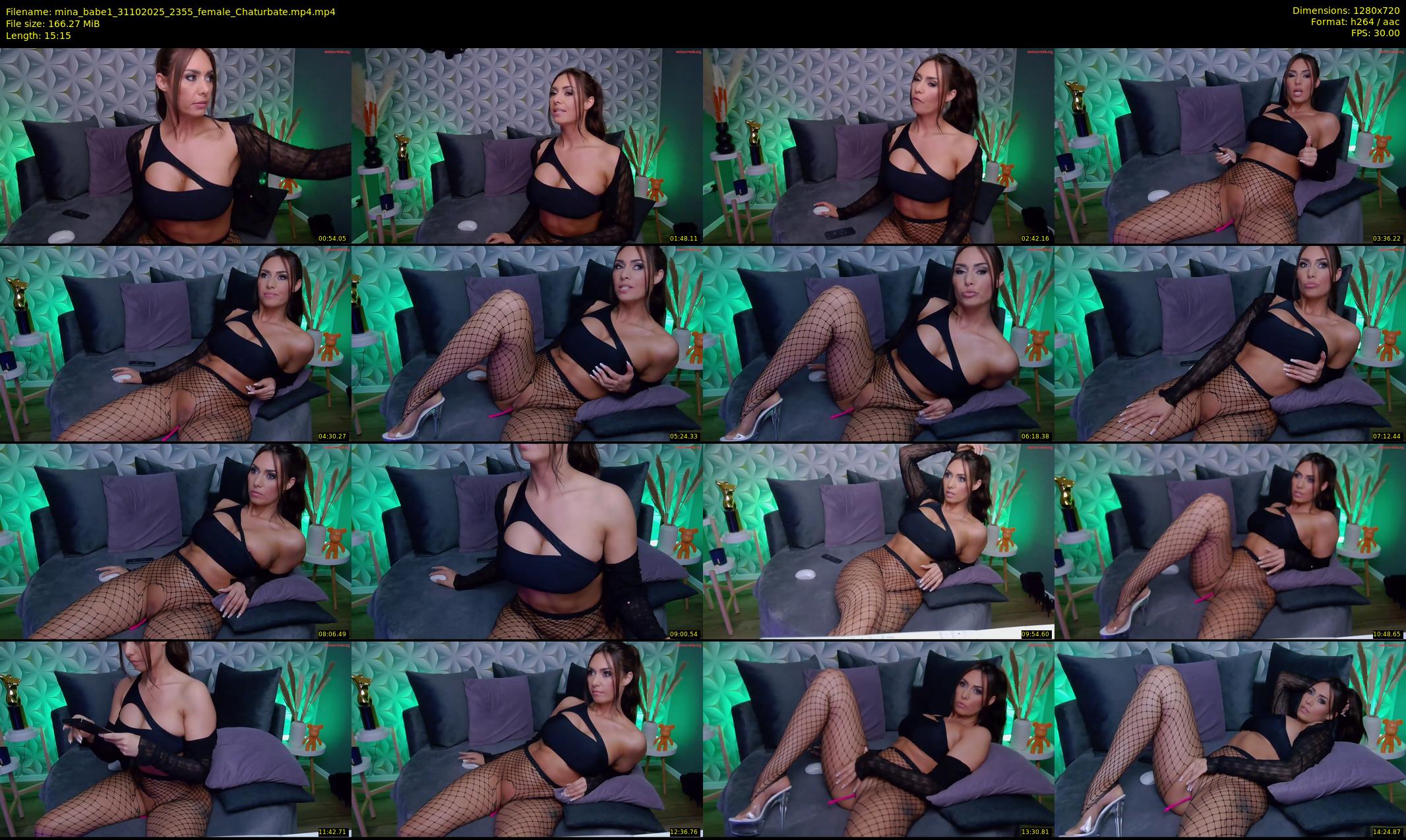 mina_babe1 — 16 minute Chaturbate female cam show recording, 720p, Oct 31, 2025
