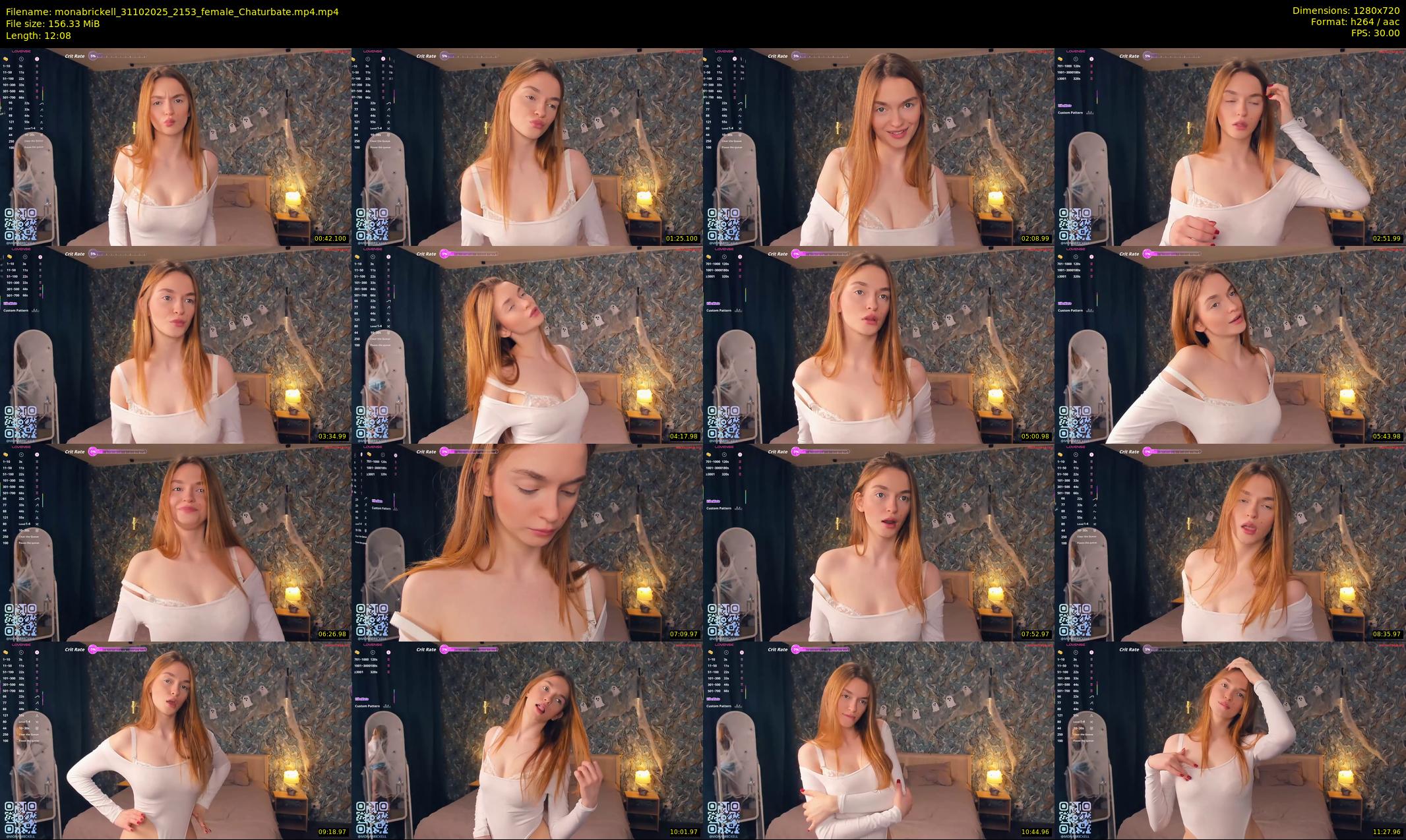 monabrickell — 13 minute Chaturbate female cam show recording, 720p, Oct 31, 2025