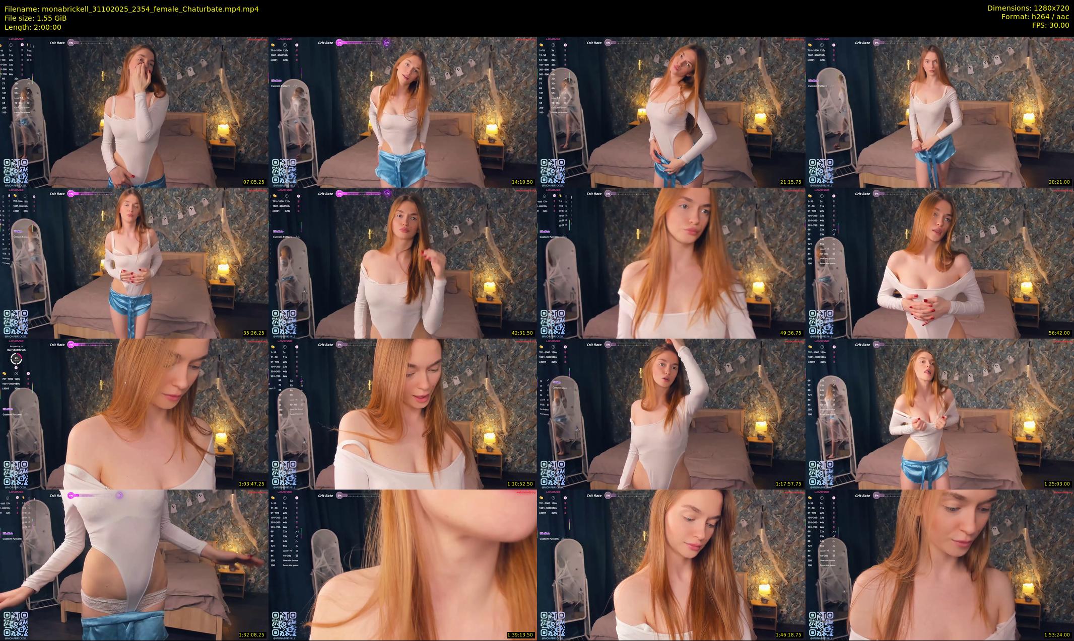 monabrickell — 120 minute Chaturbate female cam show recording, 720p, Oct 31, 2025
