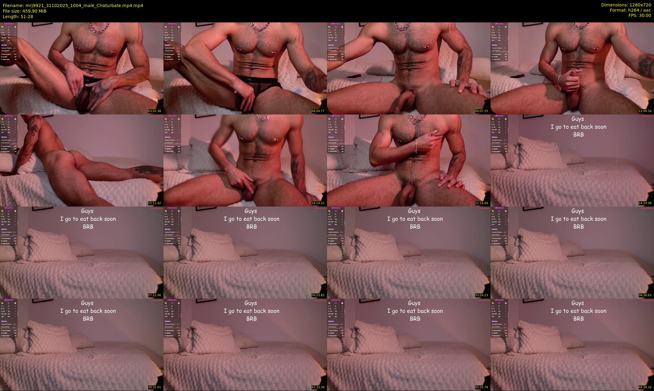 mrj9921 — 52 minute Chaturbate male cam show recording, 720p, Oct 31, 2025