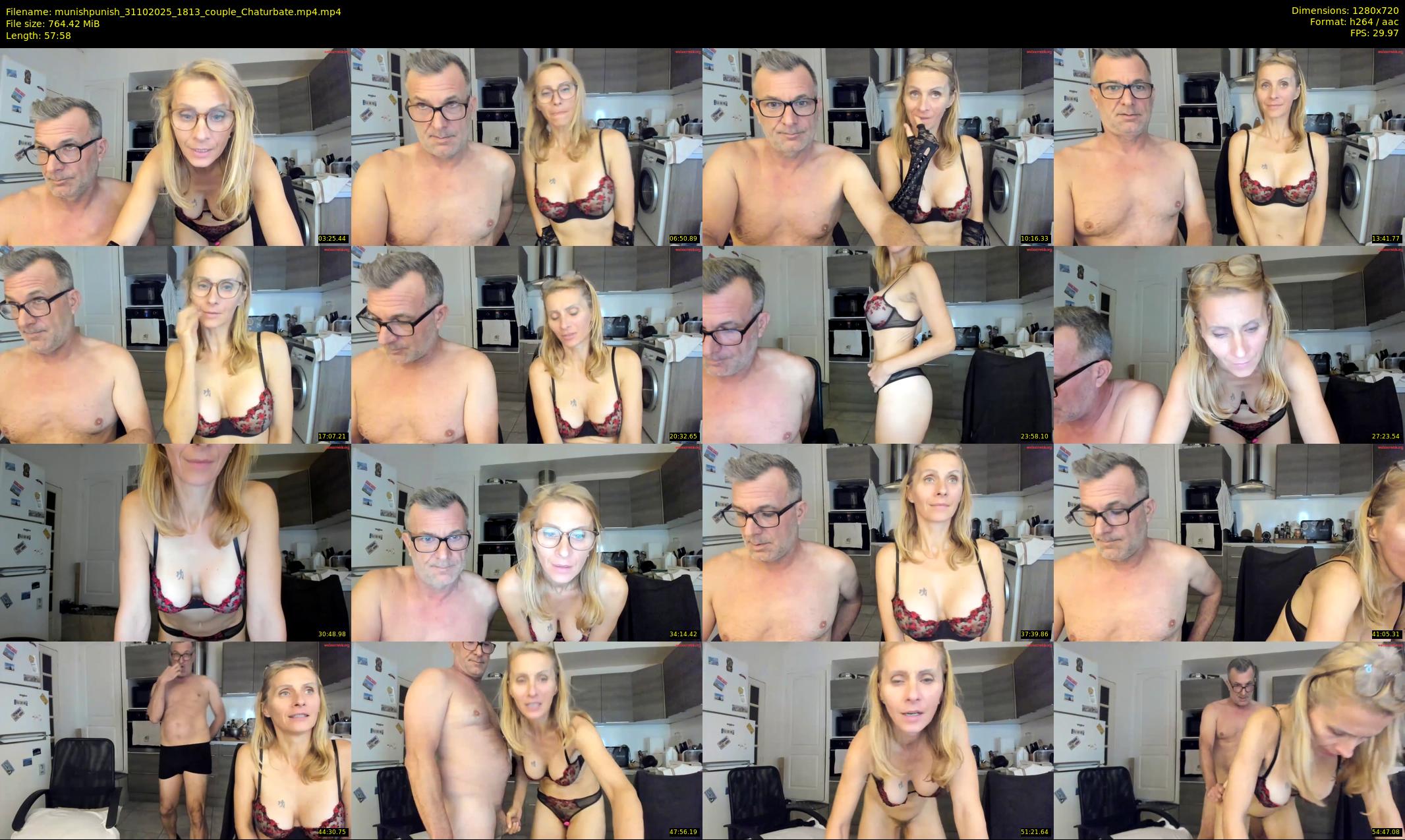 munishpunish — 58 minute Chaturbate couple cam show recording, 720p, Oct 31, 2025