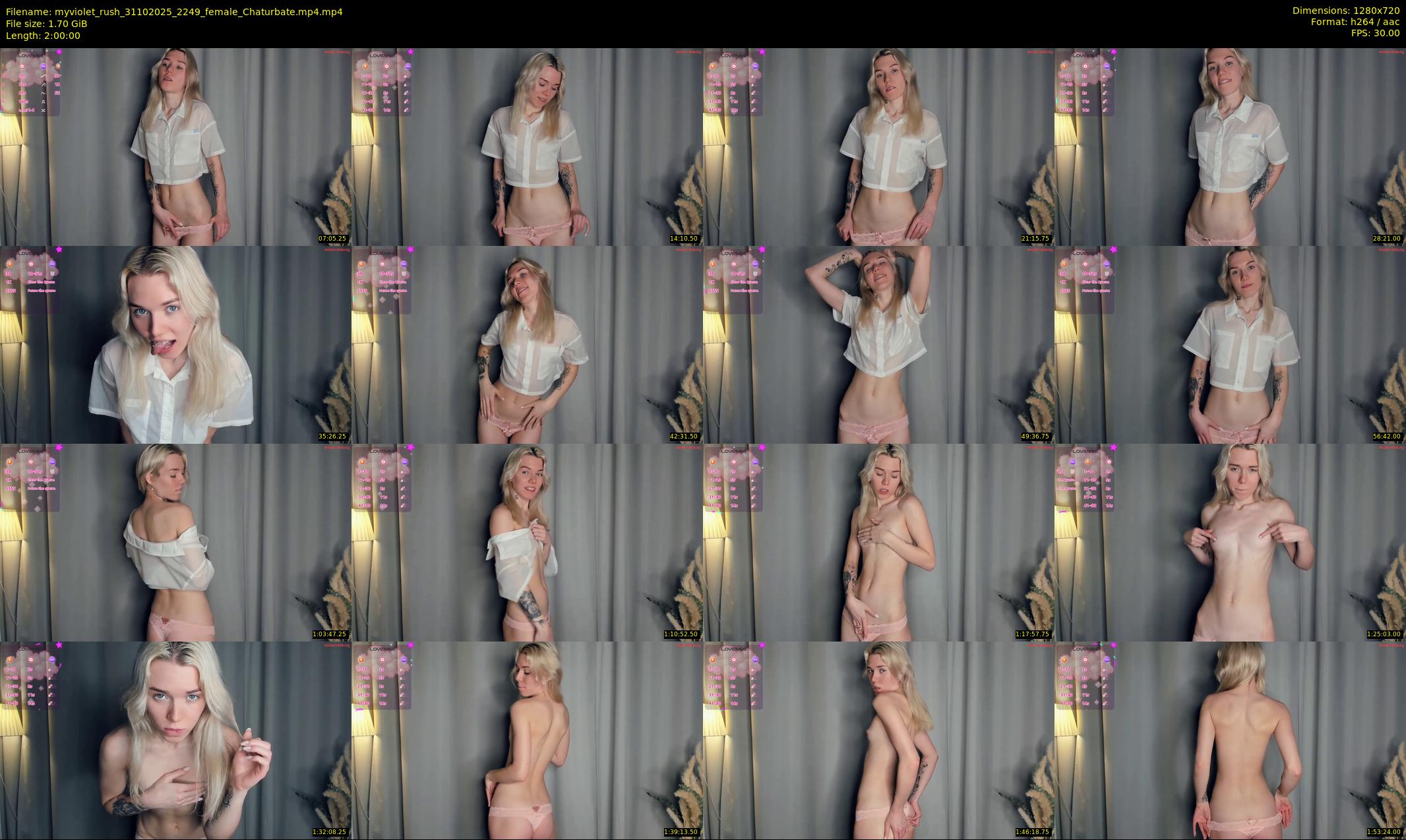 myviolet_rush — 120 minute Chaturbate female cam show recording, 720p, Oct 31, 2025