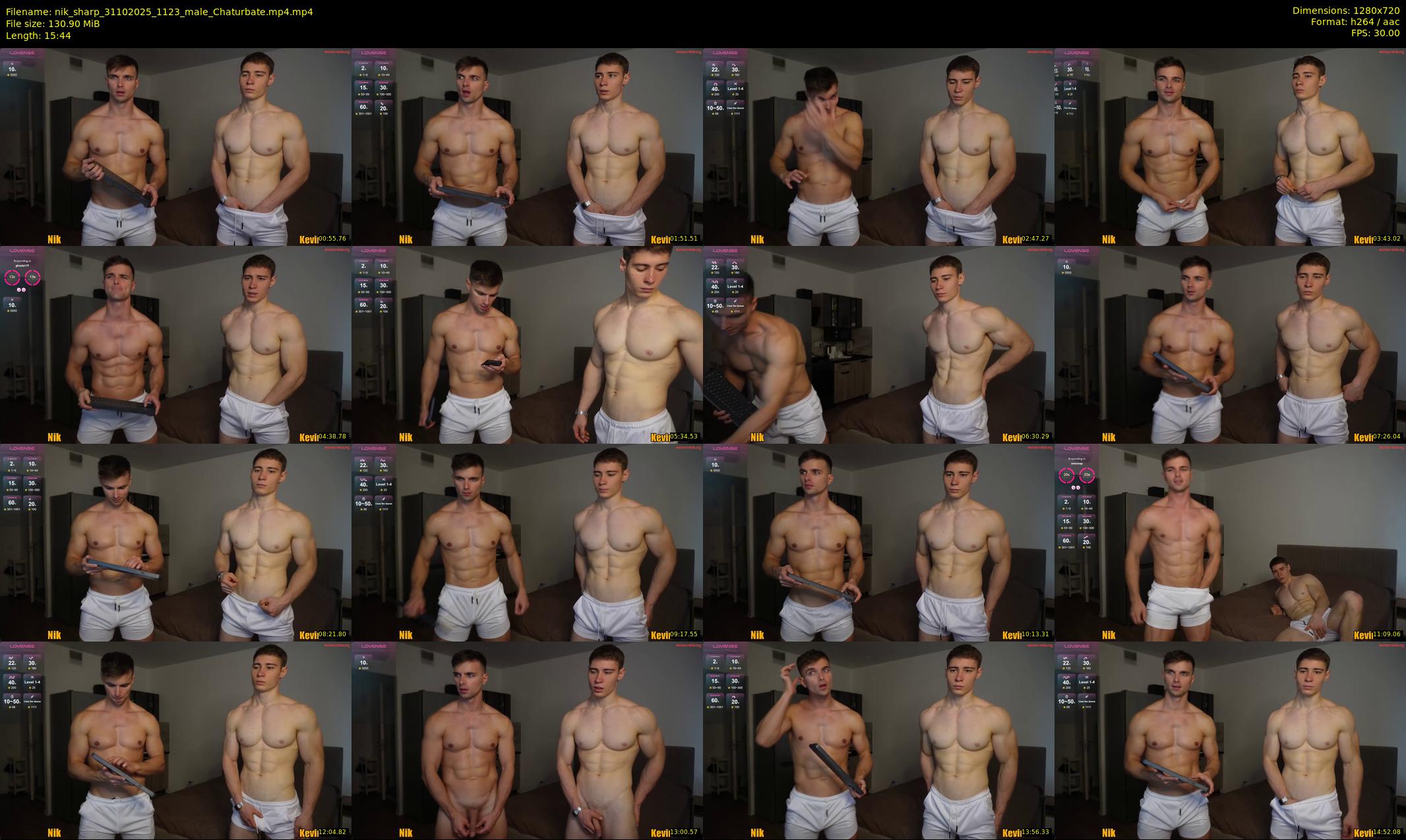 nik_sharp — 16 minute Chaturbate male cam show recording, 720p, Oct 31, 2025