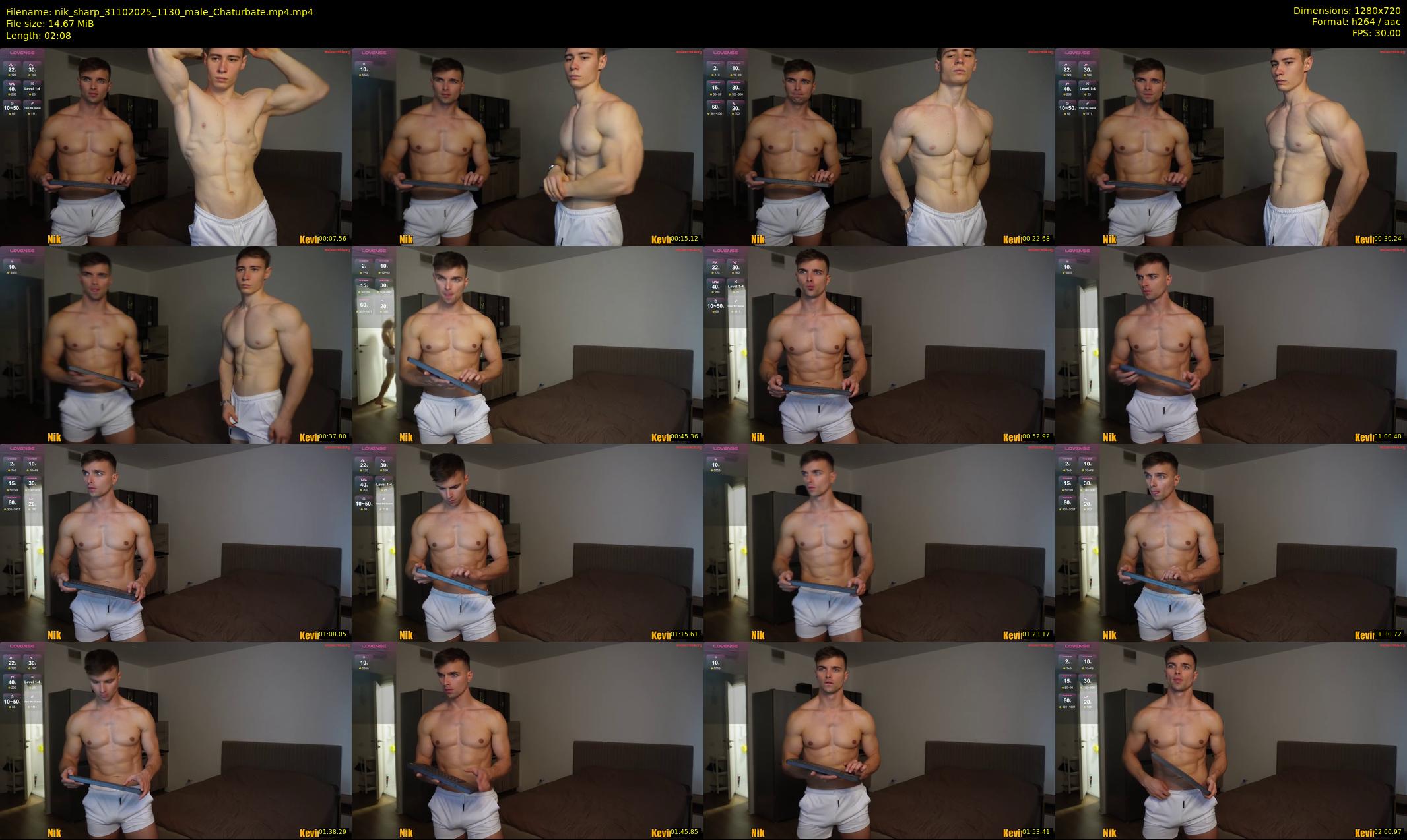 nik_sharp — 3 minute Chaturbate male cam show recording, 720p, Oct 31, 2025