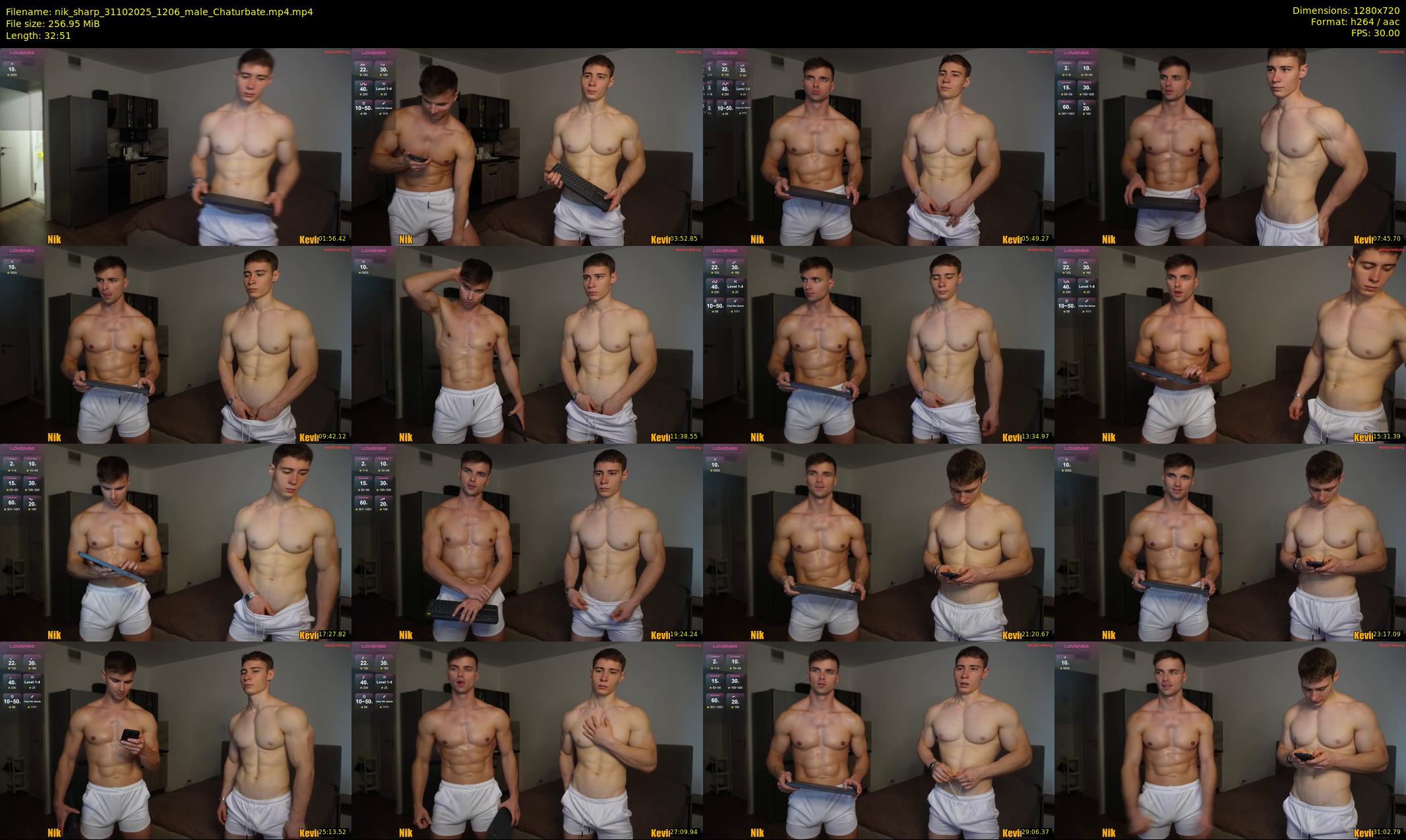 nik_sharp — 33 minute Chaturbate male cam show recording, 720p, Oct 31, 2025