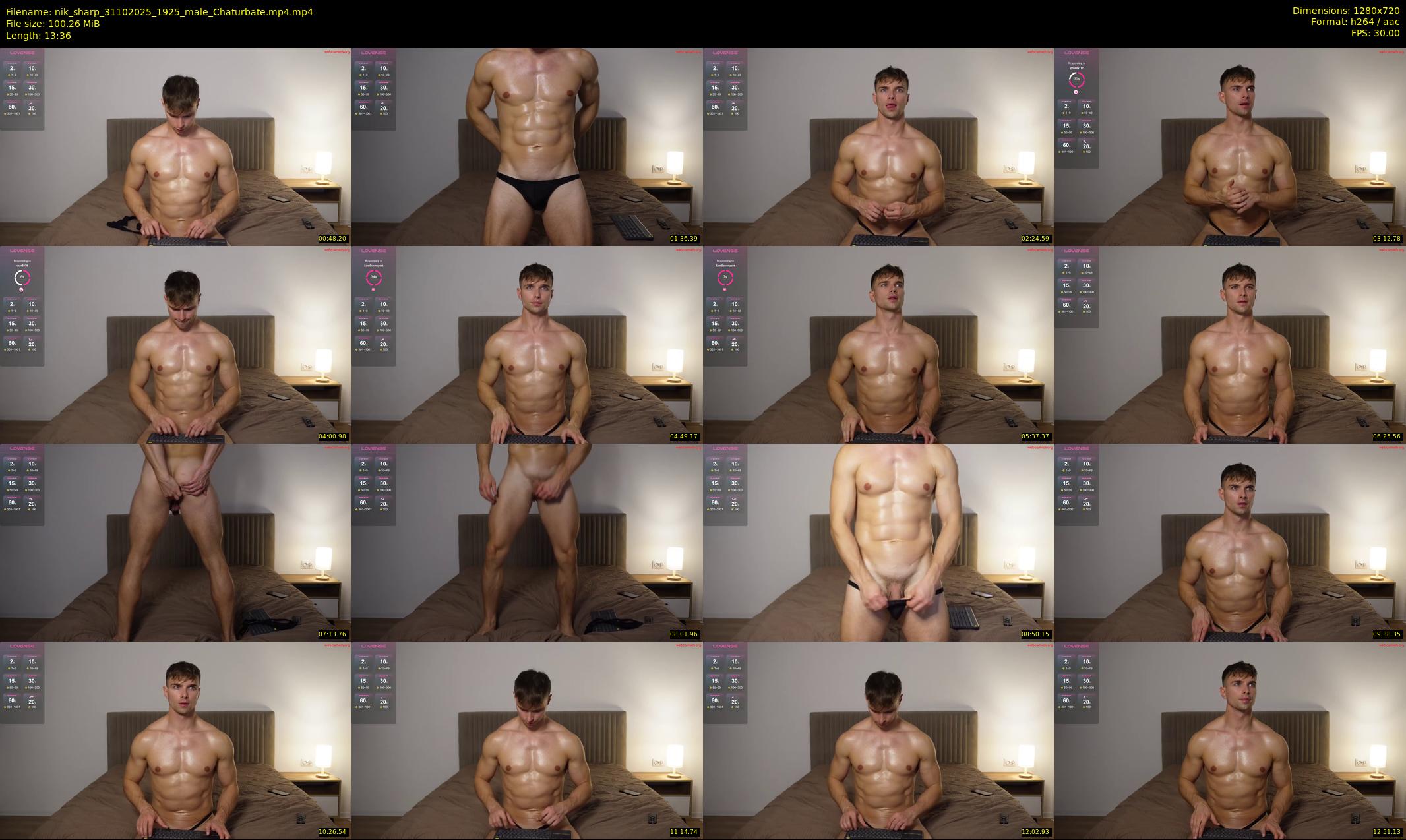 nik_sharp — 14 minute Chaturbate male cam show recording, 720p, Oct 31, 2025
