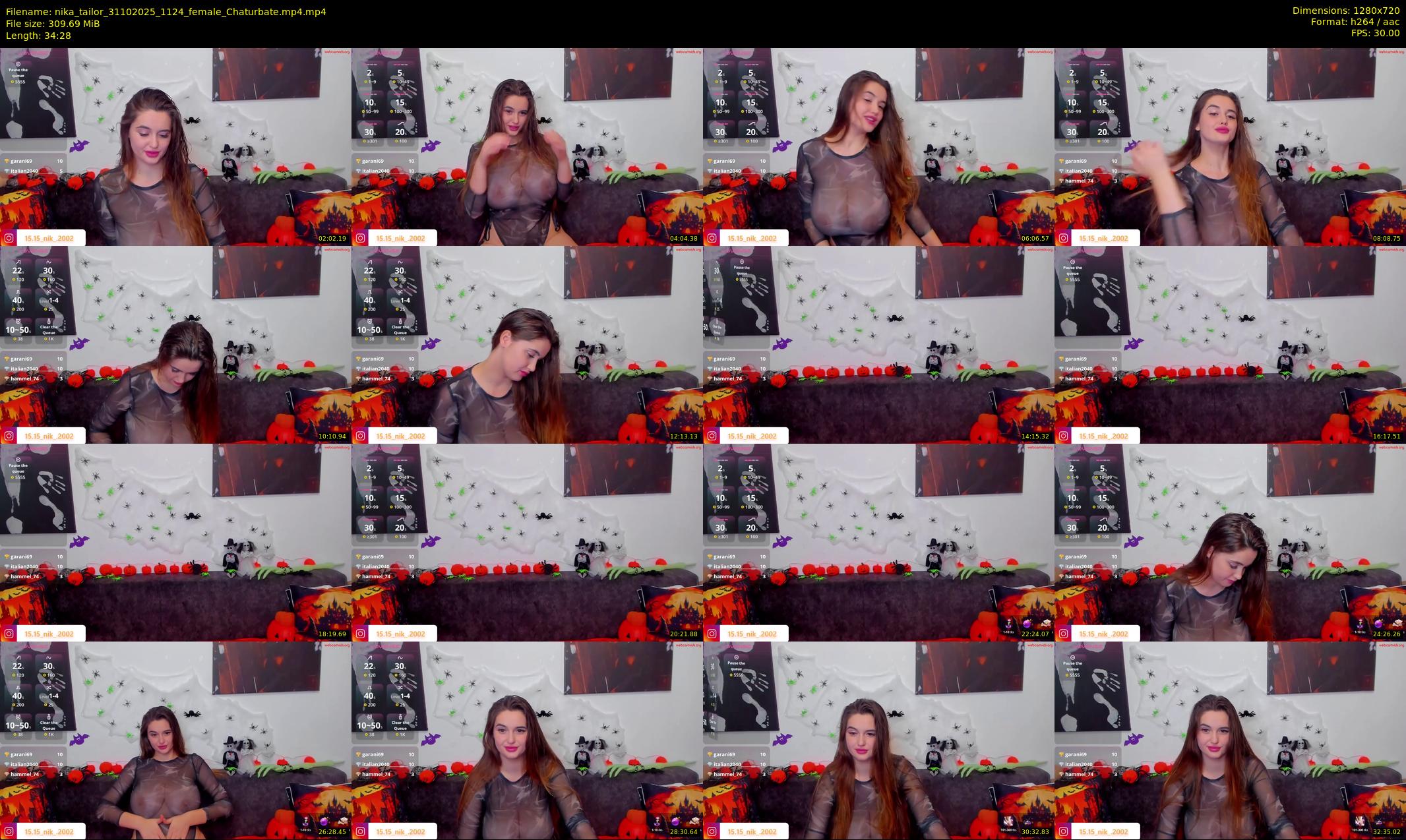nika_tailor — 35 minute Chaturbate female cam show recording, 720p, Oct 31, 2025
