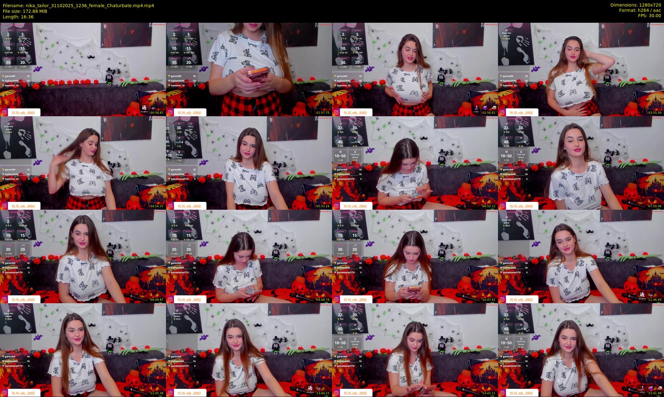 nika_tailor — 17 minute Chaturbate female cam show recording, 720p, Oct 31, 2025