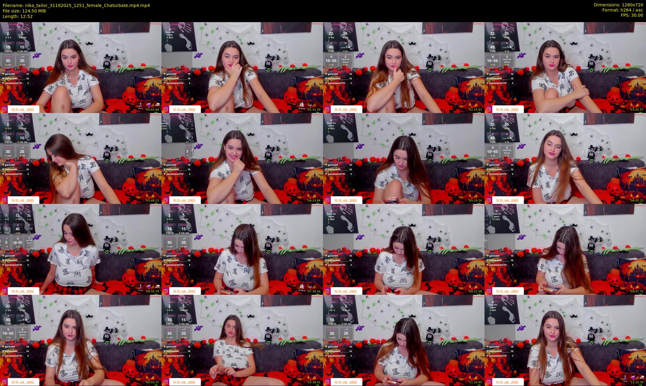 nika_tailor — 13 minute Chaturbate female cam show recording, 720p, Oct 31, 2025