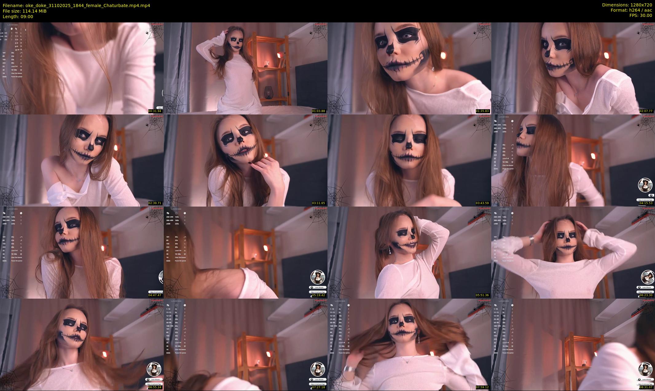 oke_doke — 9 minute Chaturbate female cam show recording, 720p, Oct 31, 2025