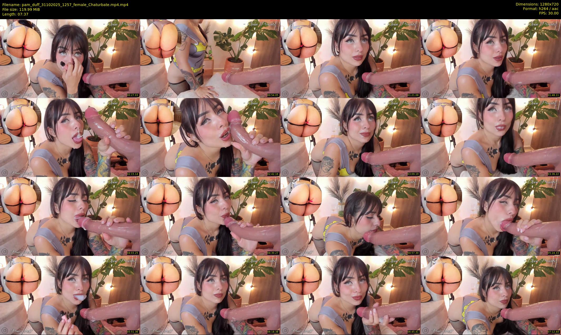 pam_duff — 8 minute Chaturbate female cam show recording, 720p, Oct 31, 2025