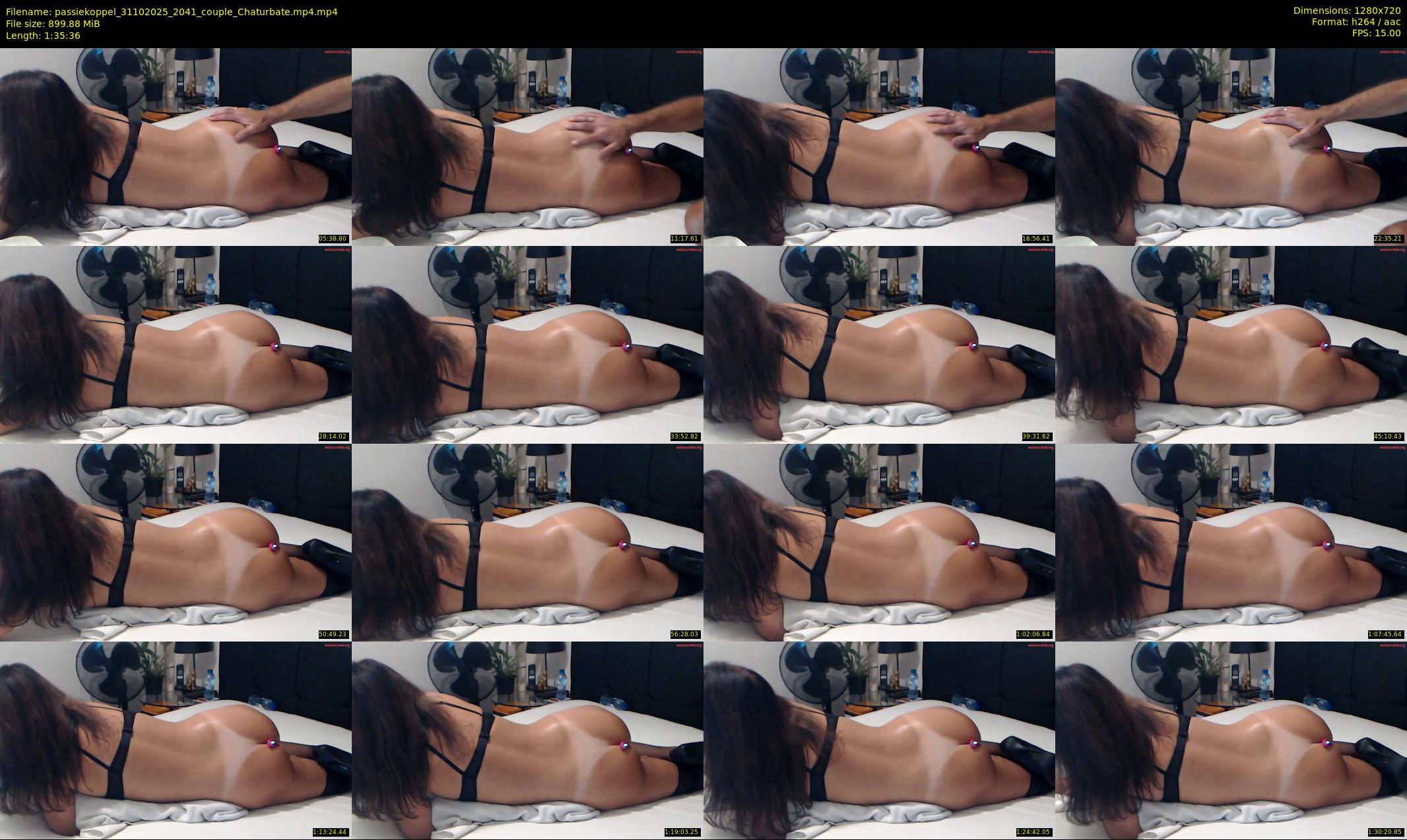 passiekoppel — 96 minute Chaturbate couple cam show recording, 720p, Oct 31, 2025