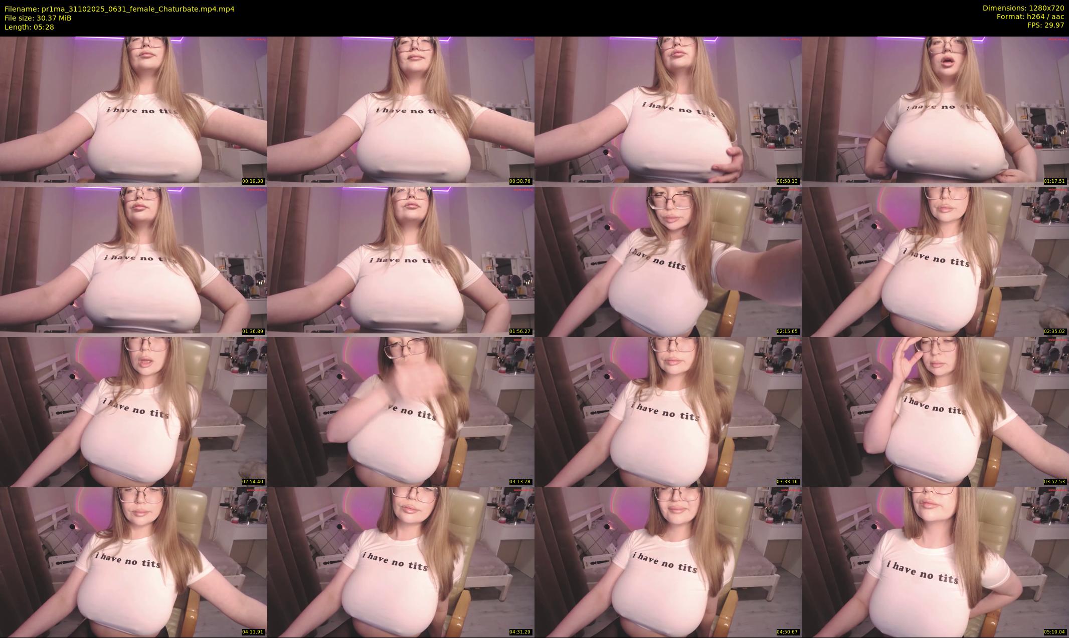 pr1ma — 6 minute Chaturbate female cam show recording, 720p, Oct 31, 2025