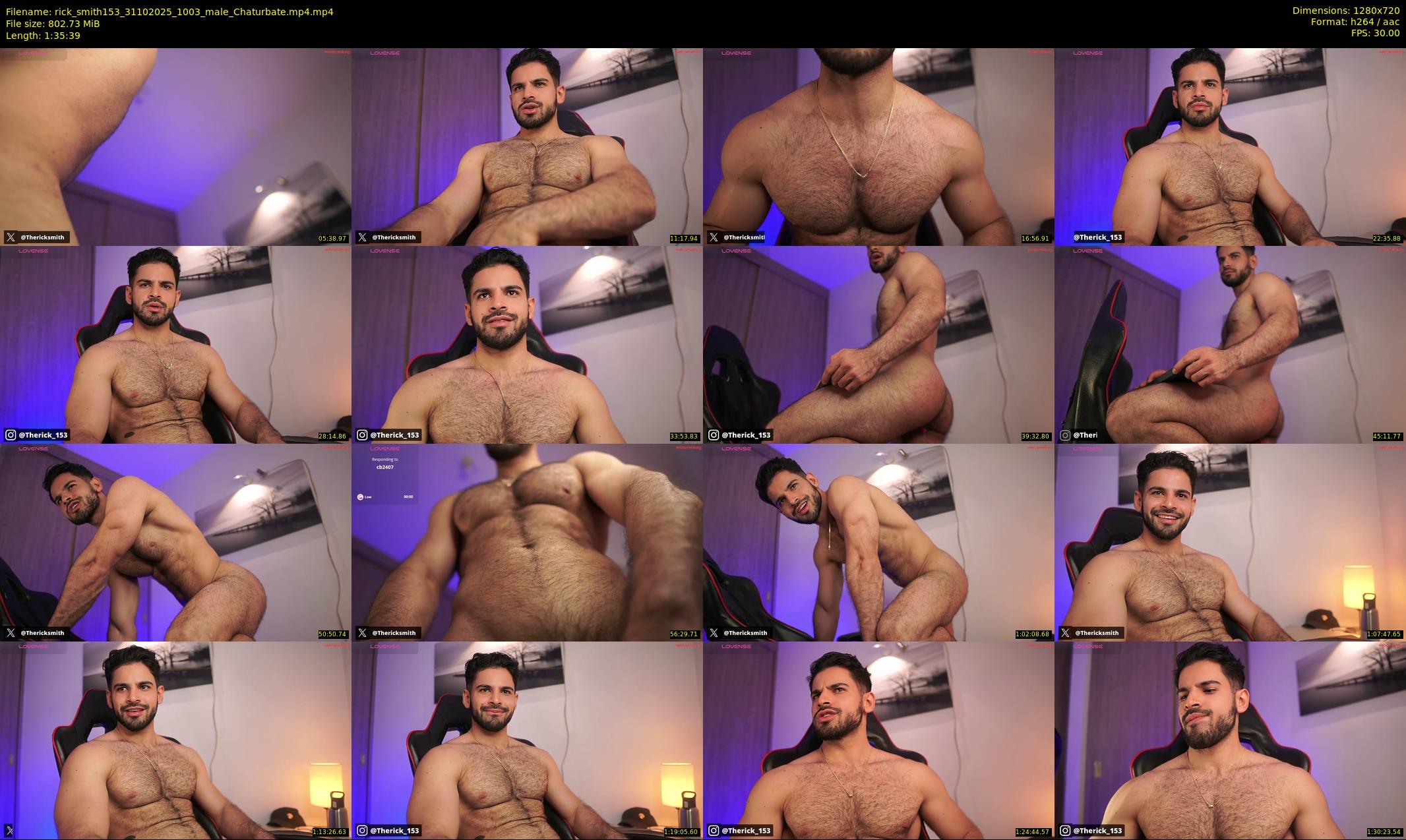 rick_smith153 — 96 minute Chaturbate male cam show recording, 720p, Oct 31, 2025
