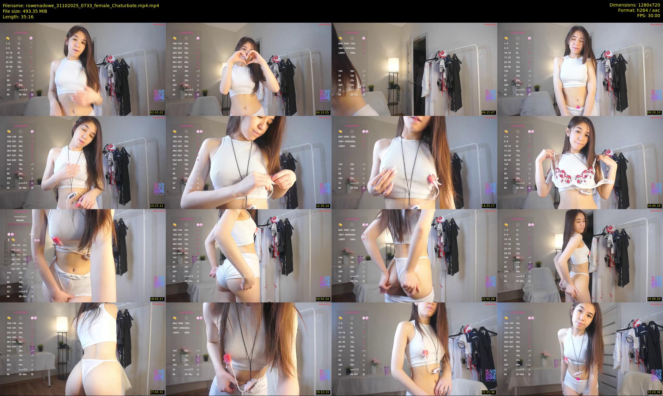 rowenadowe — 36 minute Chaturbate female cam show recording, 720p, Oct 31, 2025