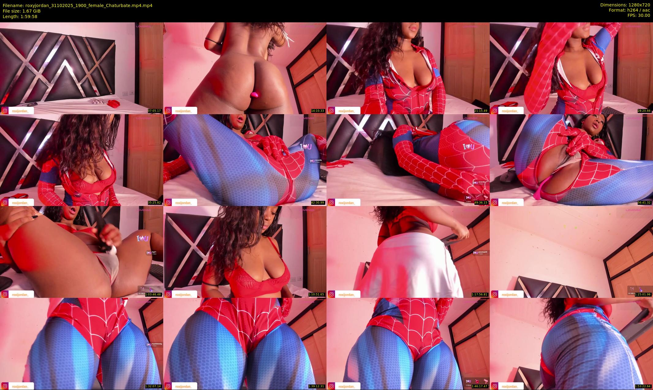 roxyjordan — 120 minute Chaturbate female cam show recording, 720p, Oct 31, 2025