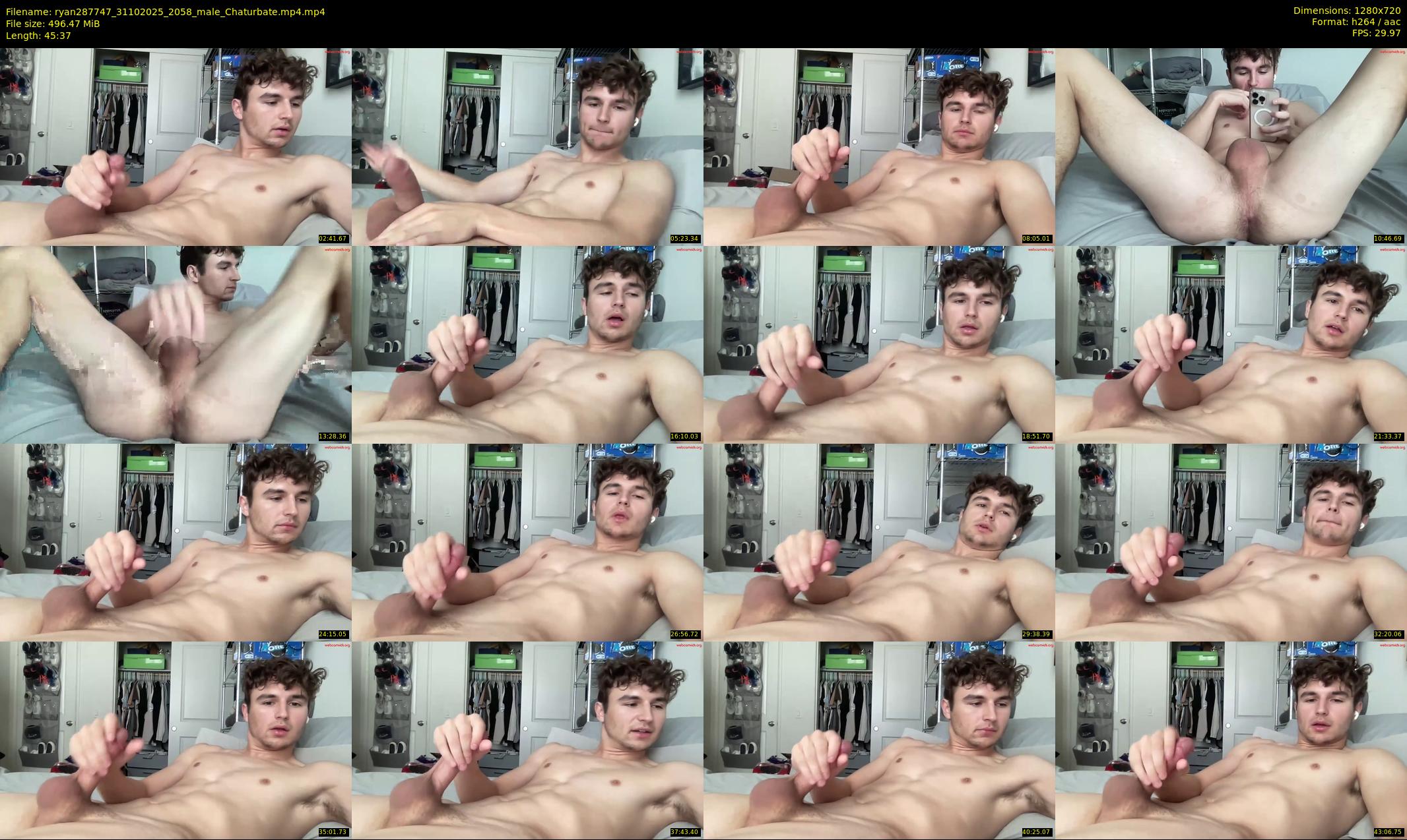 ryan287747 — 46 minute Chaturbate male cam show recording, 720p, Oct 31, 2025