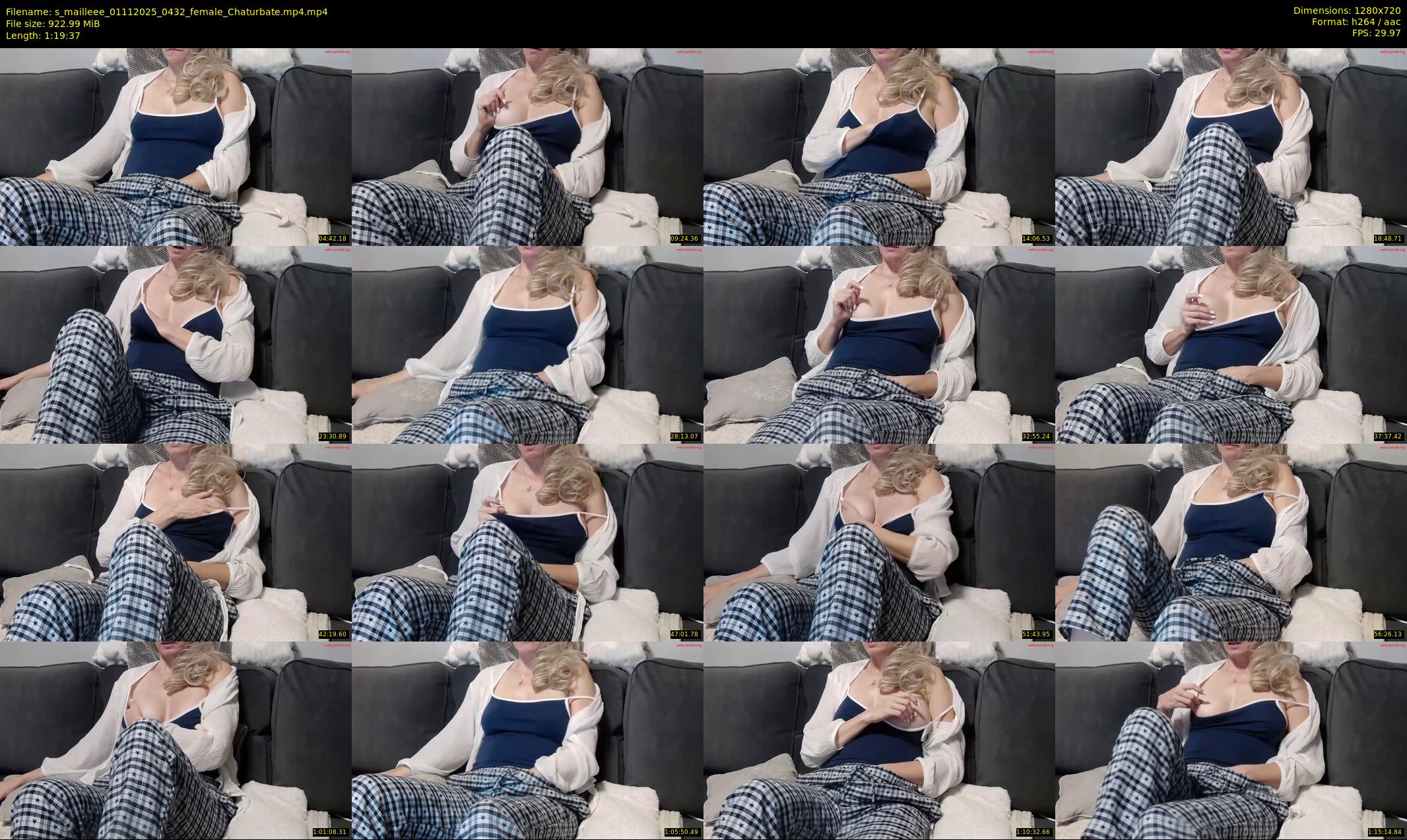 s_mailleee — 80 minute Chaturbate female cam show recording, 720p, Nov 1, 2025