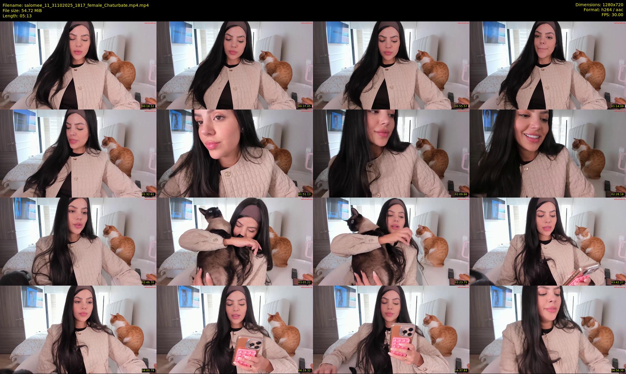 salomee_11 — 6 minute Chaturbate female cam show recording, 720p, Oct 31, 2025
