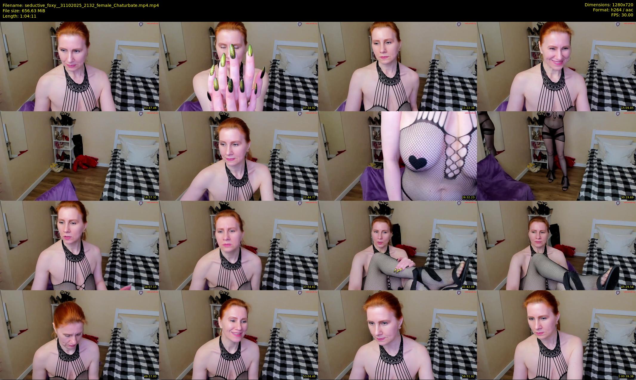 seductive_foxy_ — 65 minute Chaturbate female cam show recording, 720p, Oct 31, 2025
