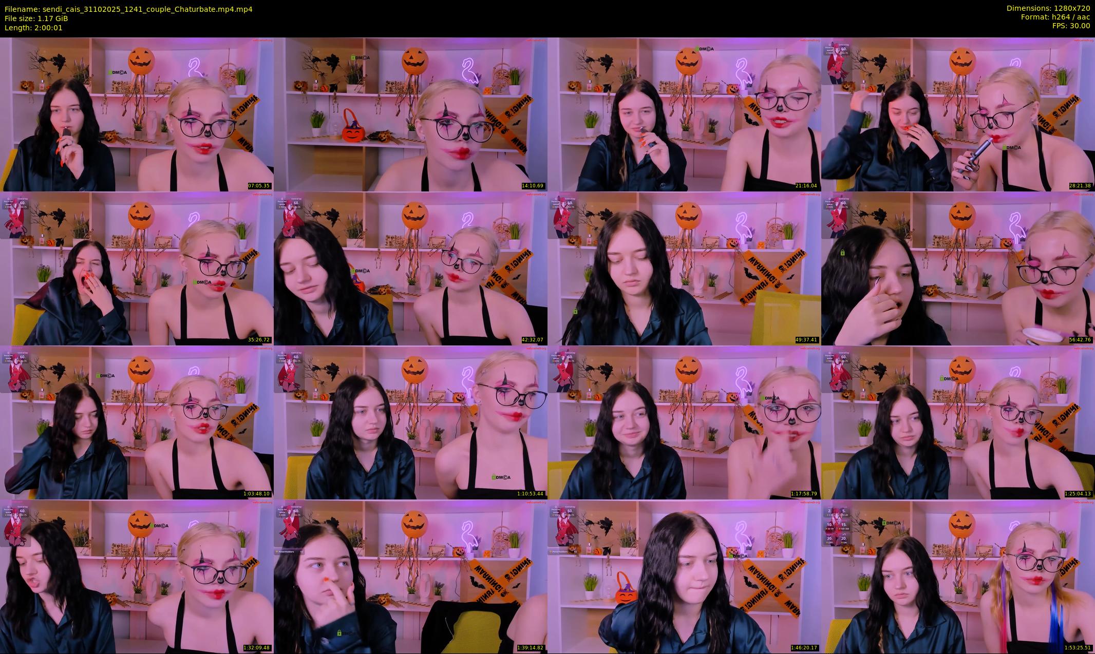 sendi_cais — 121 minute Chaturbate female cam show recording, 720p, Oct 31, 2025