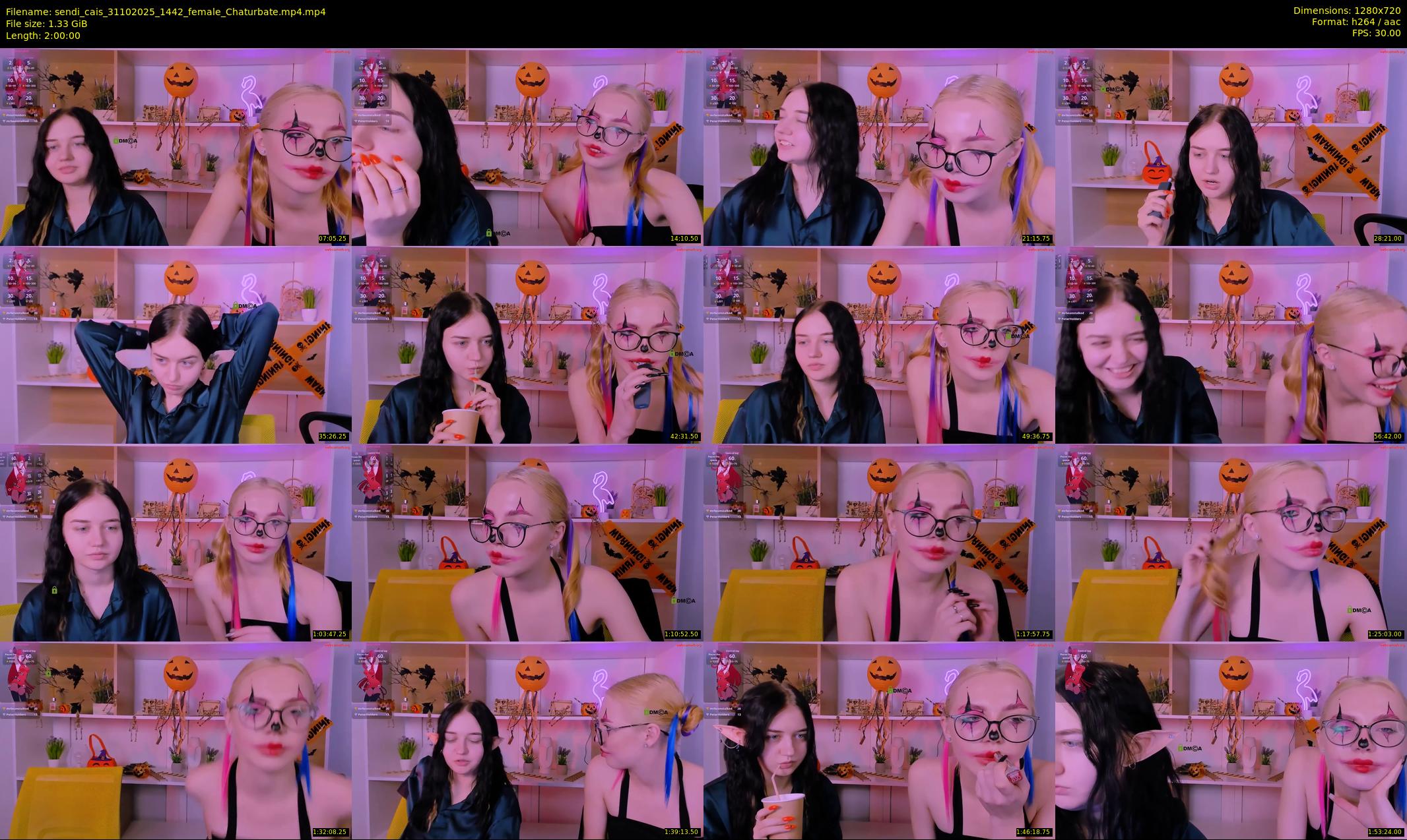 sendi_cais — 120 minute Chaturbate female cam show recording, 720p, Oct 31, 2025