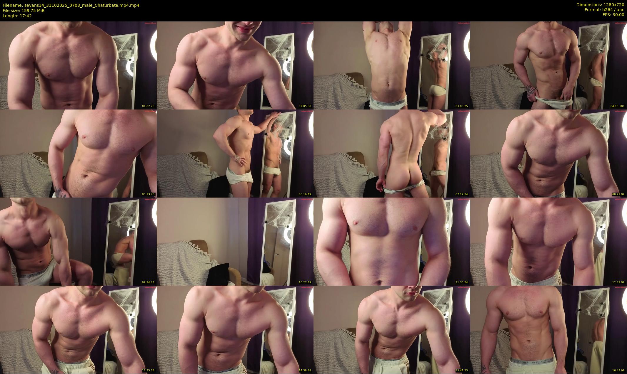 sevans14 — 18 minute Chaturbate male cam show recording, 720p, Oct 31, 2025