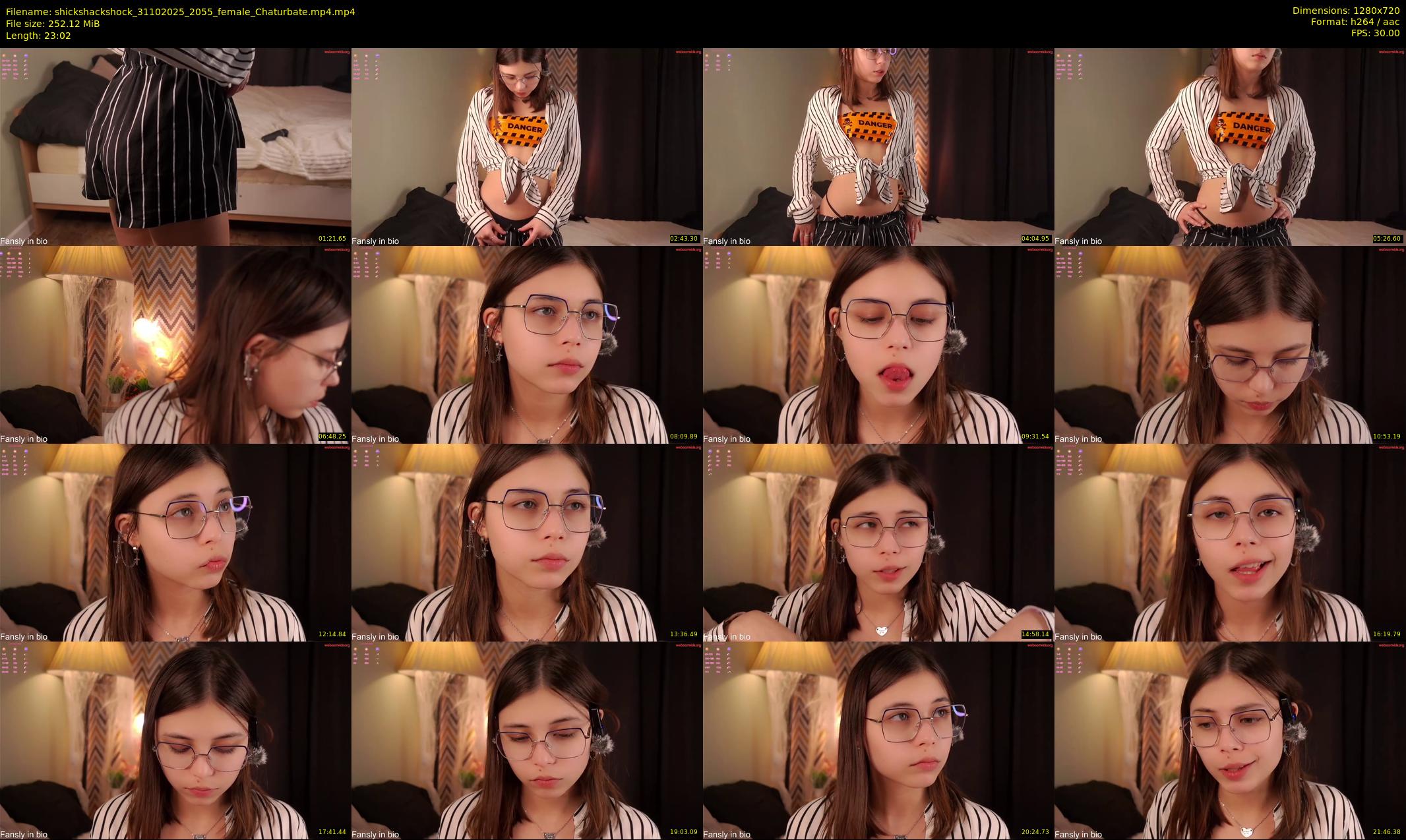 shickshackshock — 24 minute Chaturbate female cam show recording, 720p, Oct 31, 2025