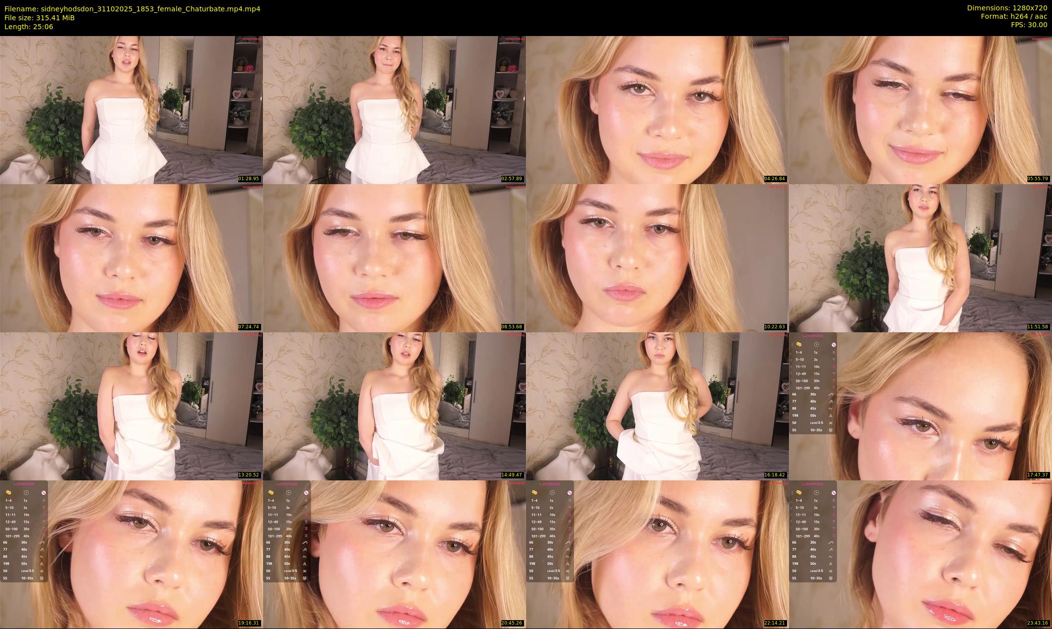 sidneyhodsdon — 26 minute Chaturbate female cam show recording, 720p, Oct 31, 2025