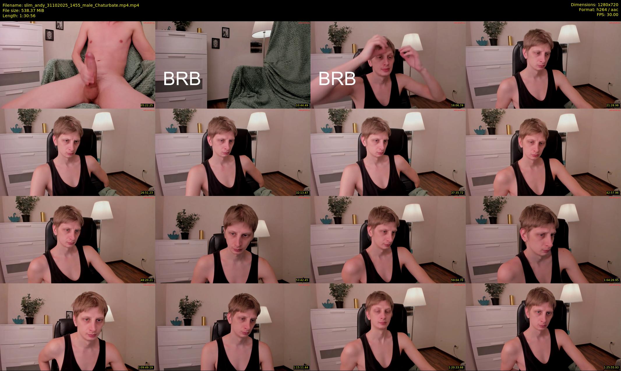 slim_andy — 91 minute Chaturbate male cam show recording, 720p, Oct 31, 2025