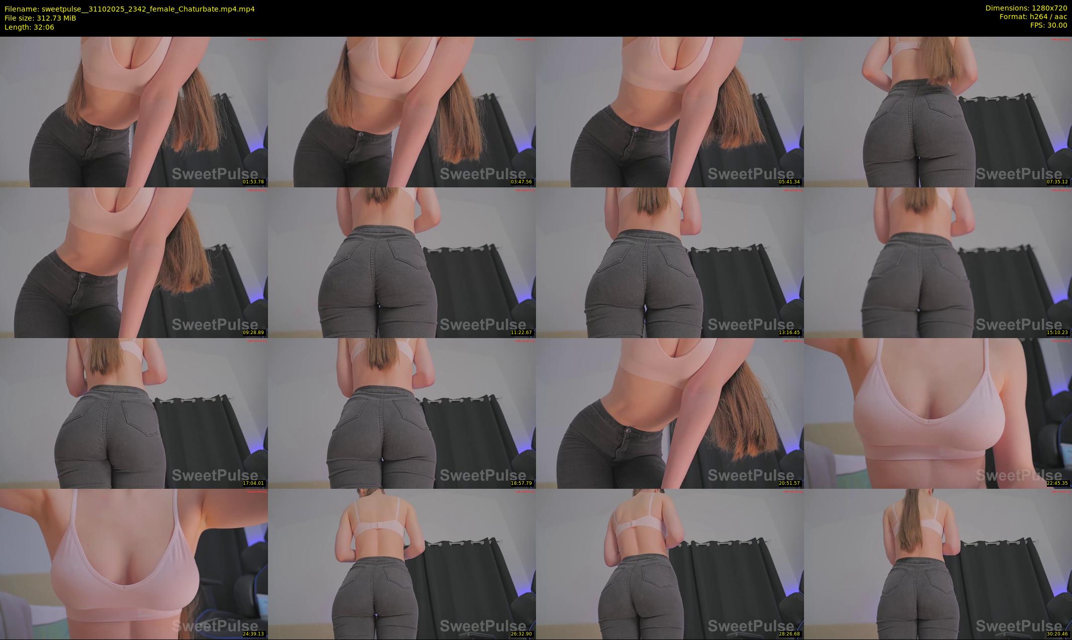 sweetpulse_ — 33 minute Chaturbate female cam show recording, 720p, Oct 31, 2025