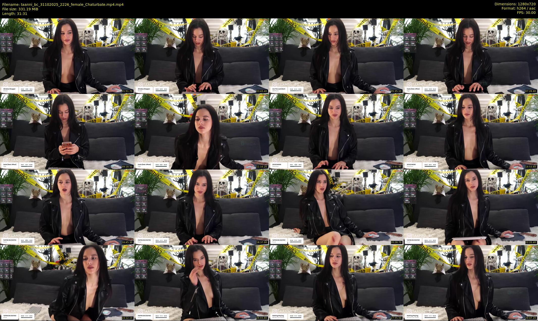 taanni_bc — 32 minute Chaturbate female cam show recording, 720p, Oct 31, 2025