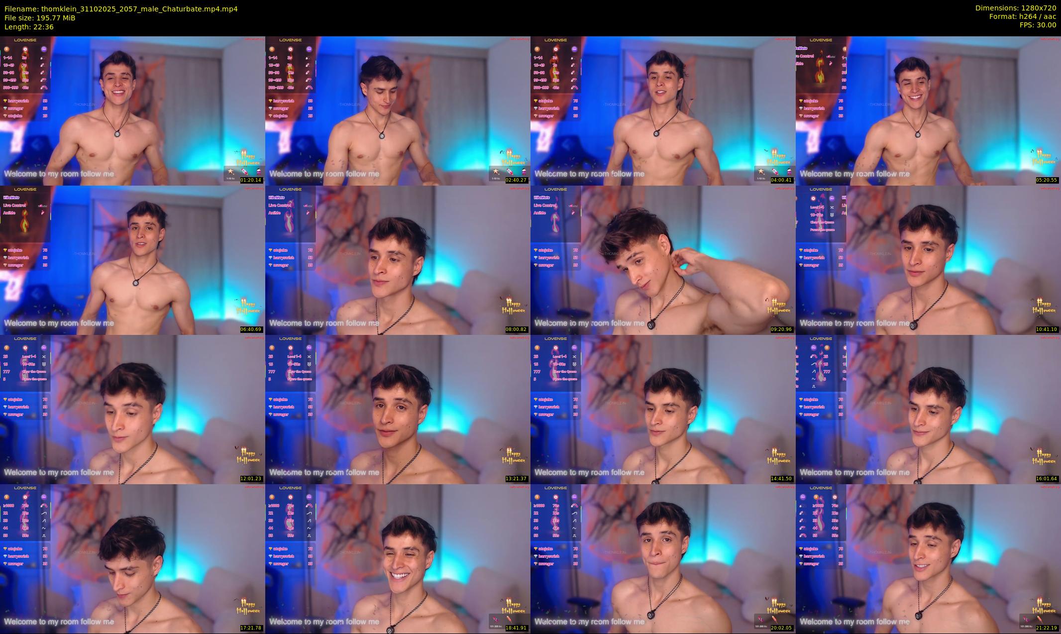 thomklein — 23 minute Chaturbate male cam show recording, 720p, Oct 31, 2025