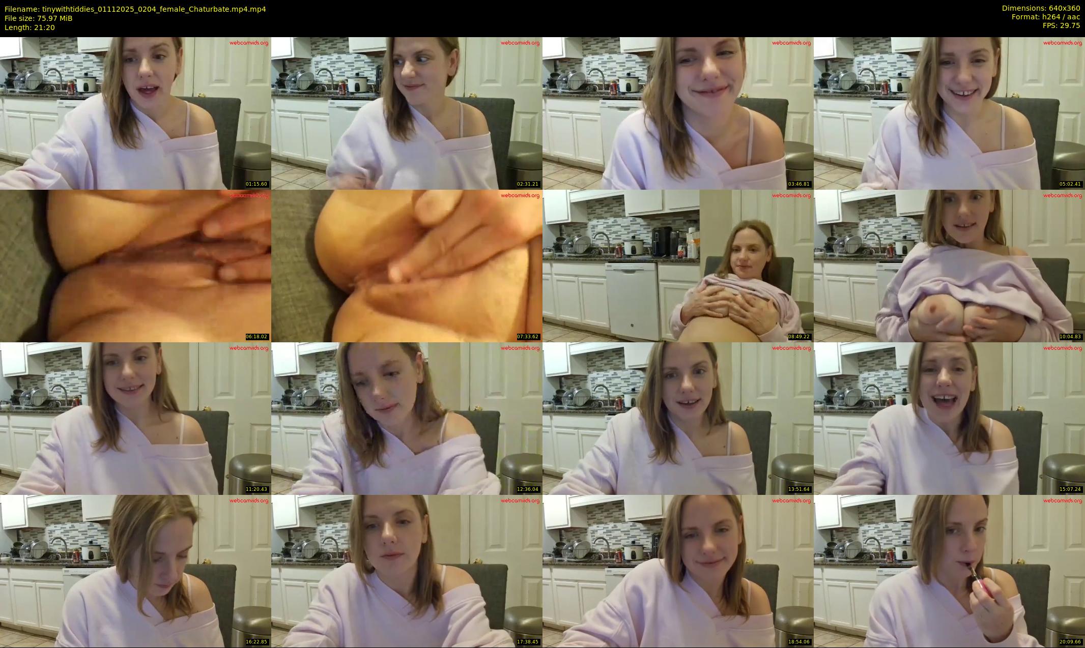tinywithtiddies — 22 minute Chaturbate female cam show recording, 360p, Nov 1, 2025