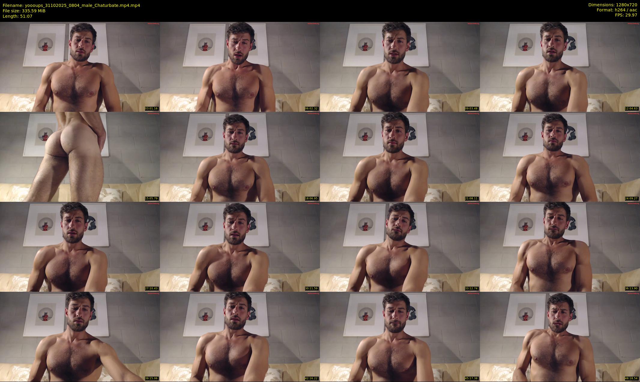 yoooups — 52 minute Chaturbate male cam show recording, 720p, Oct 31, 2025