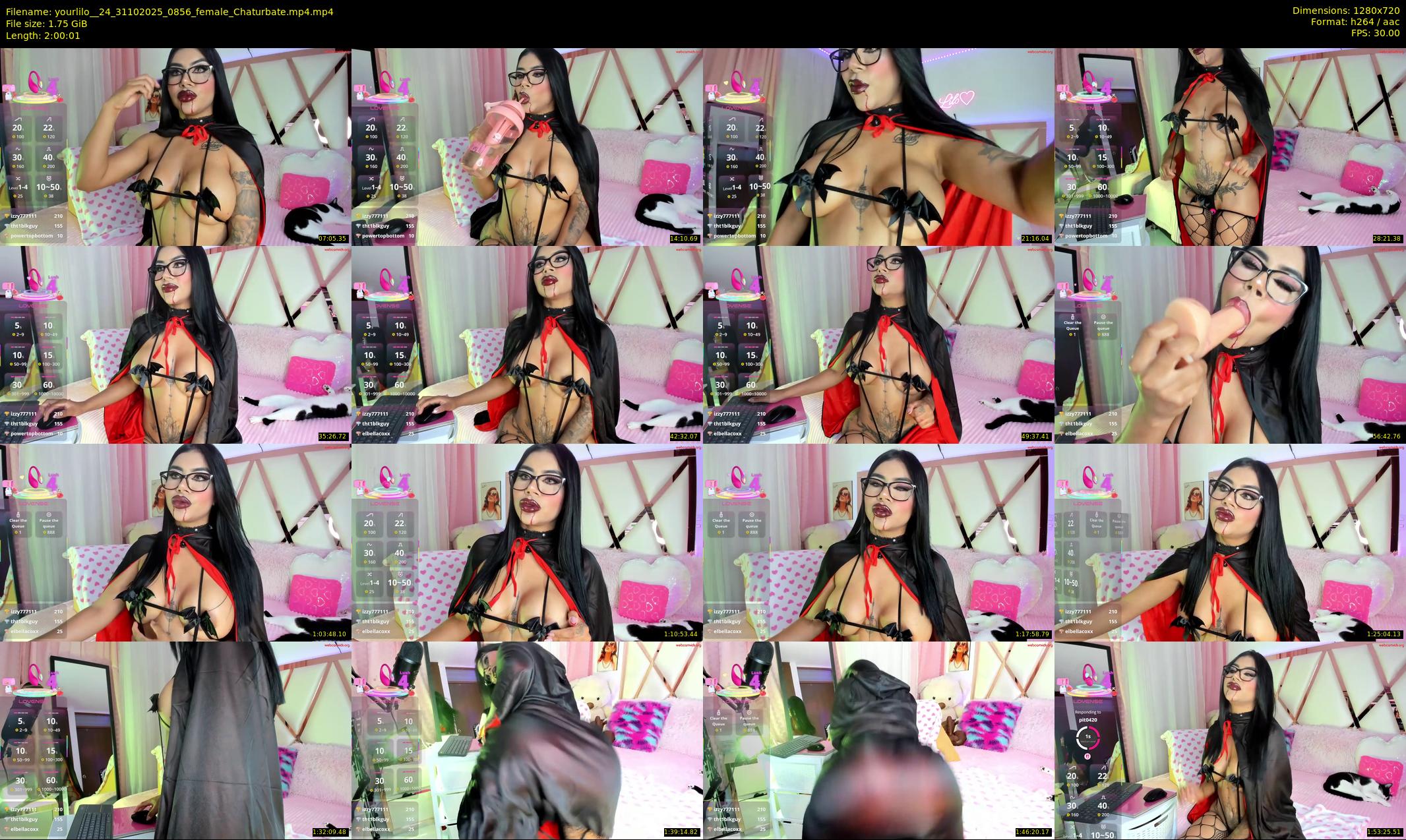 yourlilo__24 — 121 minute Chaturbate female cam show recording, 720p, Oct 31, 2025