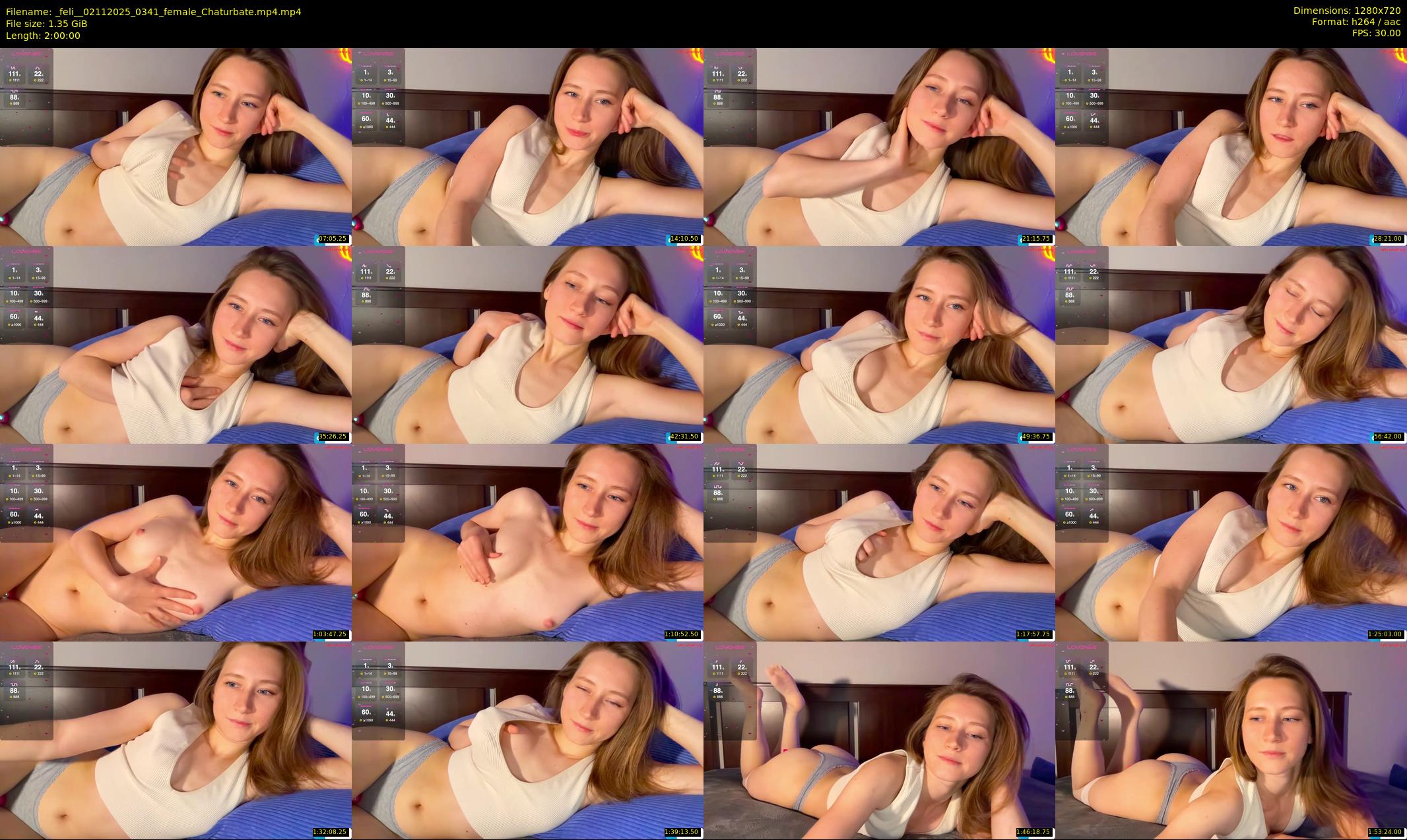 _feli_ — 120 minute Chaturbate female cam show recording, 720p, Nov 2, 2025