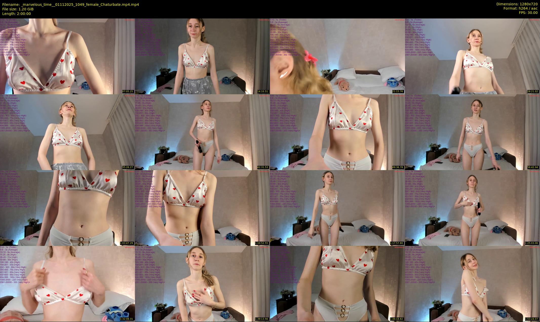 _marvelous_time_ — 120 minute Chaturbate female cam show recording, 720p, Nov 1, 2025