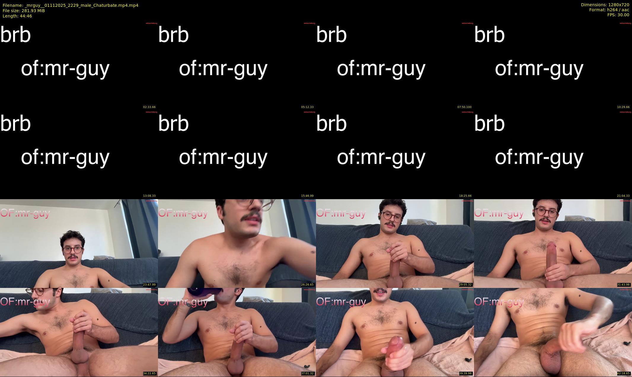 _mrguy_ — 45 minute Chaturbate male cam show recording, 720p, Nov 1, 2025