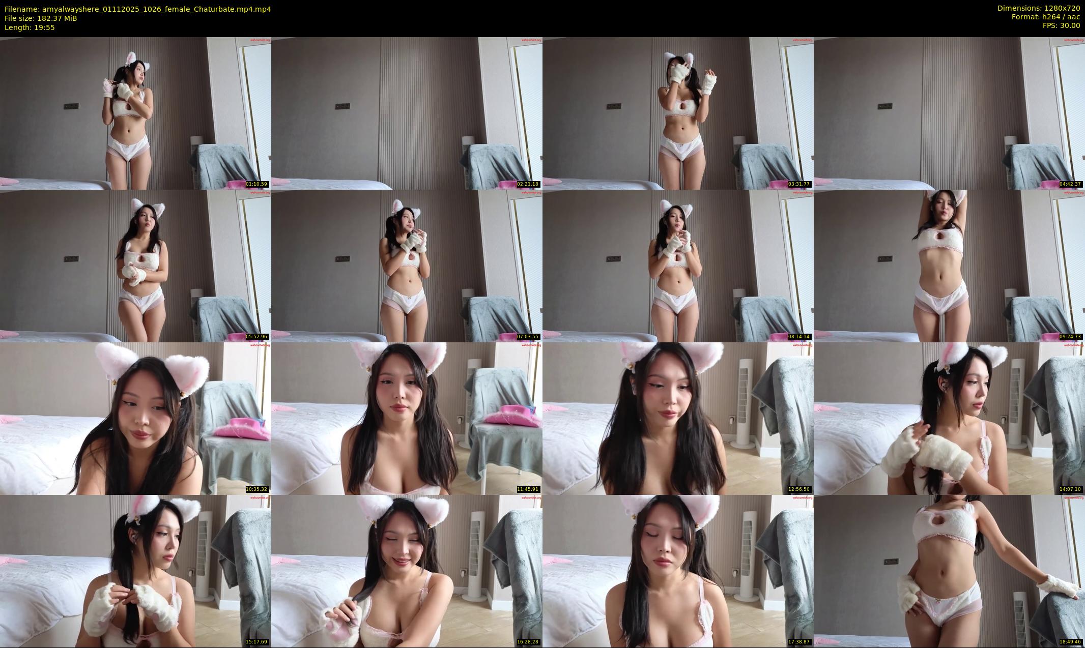 amyalwayshere — 20 minute Chaturbate female cam show recording, 720p, Nov 1, 2025